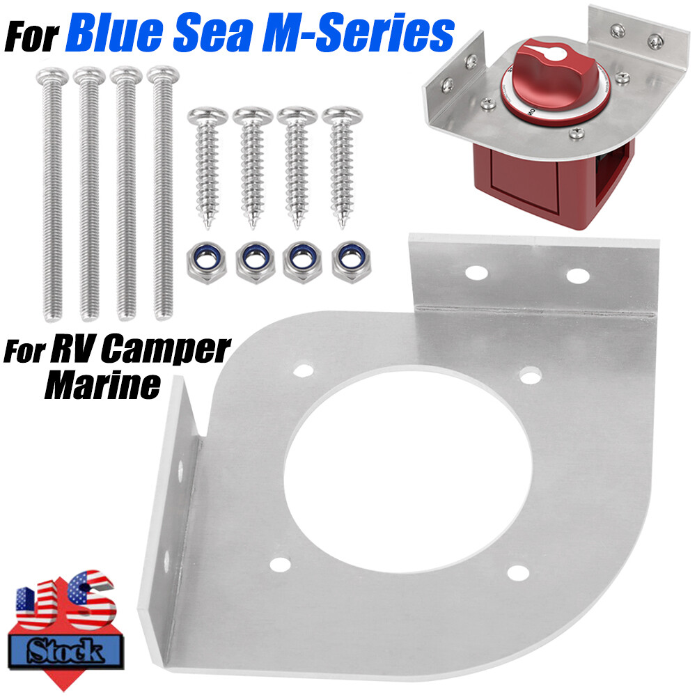 Bass Boat Battery Disconnect Switch Corner Mount Bracket For MARINE RV CAMPER