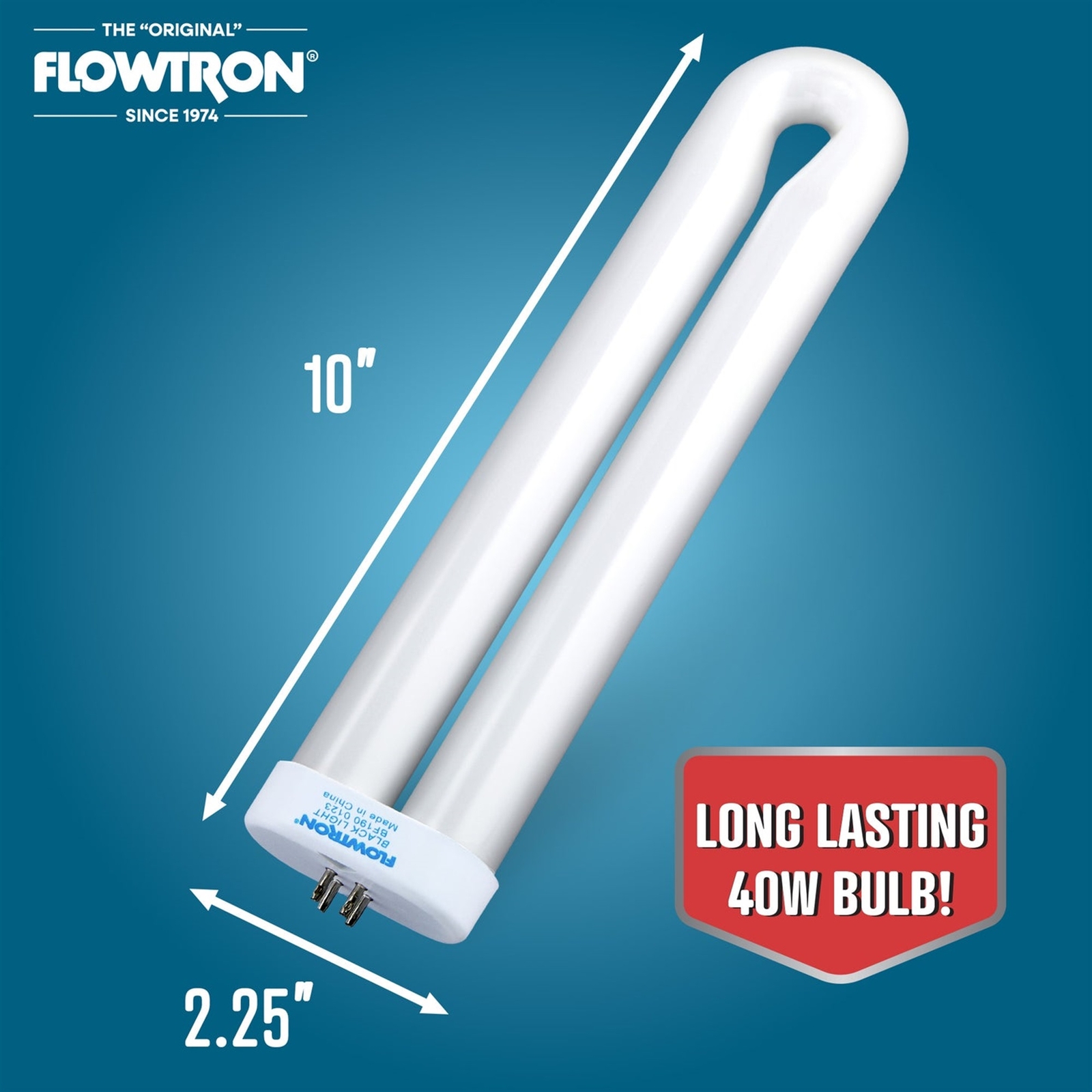 Flowtron BF-190, 40W Replacement UV Bulb (1-Pack) for BK-40 Bug Zapper