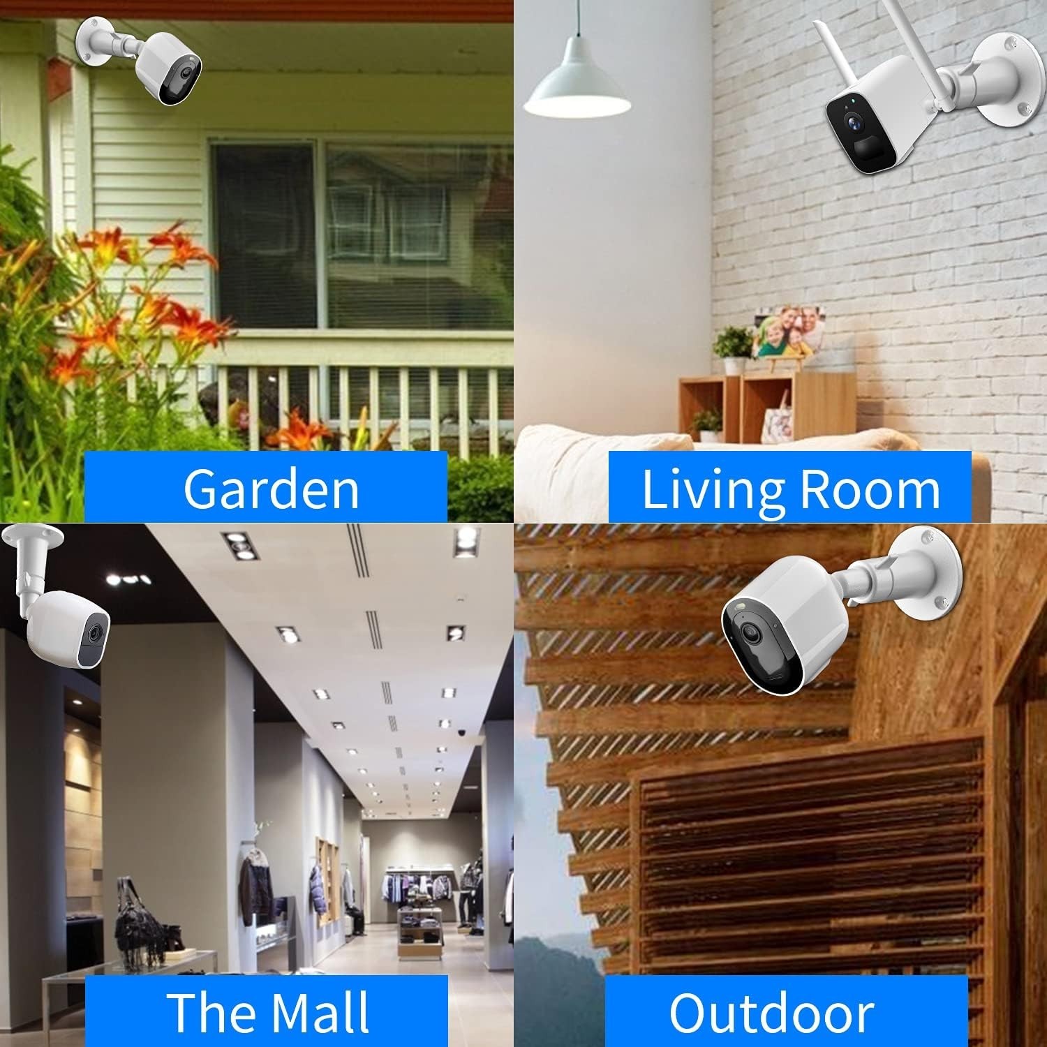 Durable Indoor/Outdoor Adjustable Security Camera Wall Mount - Easy Installation