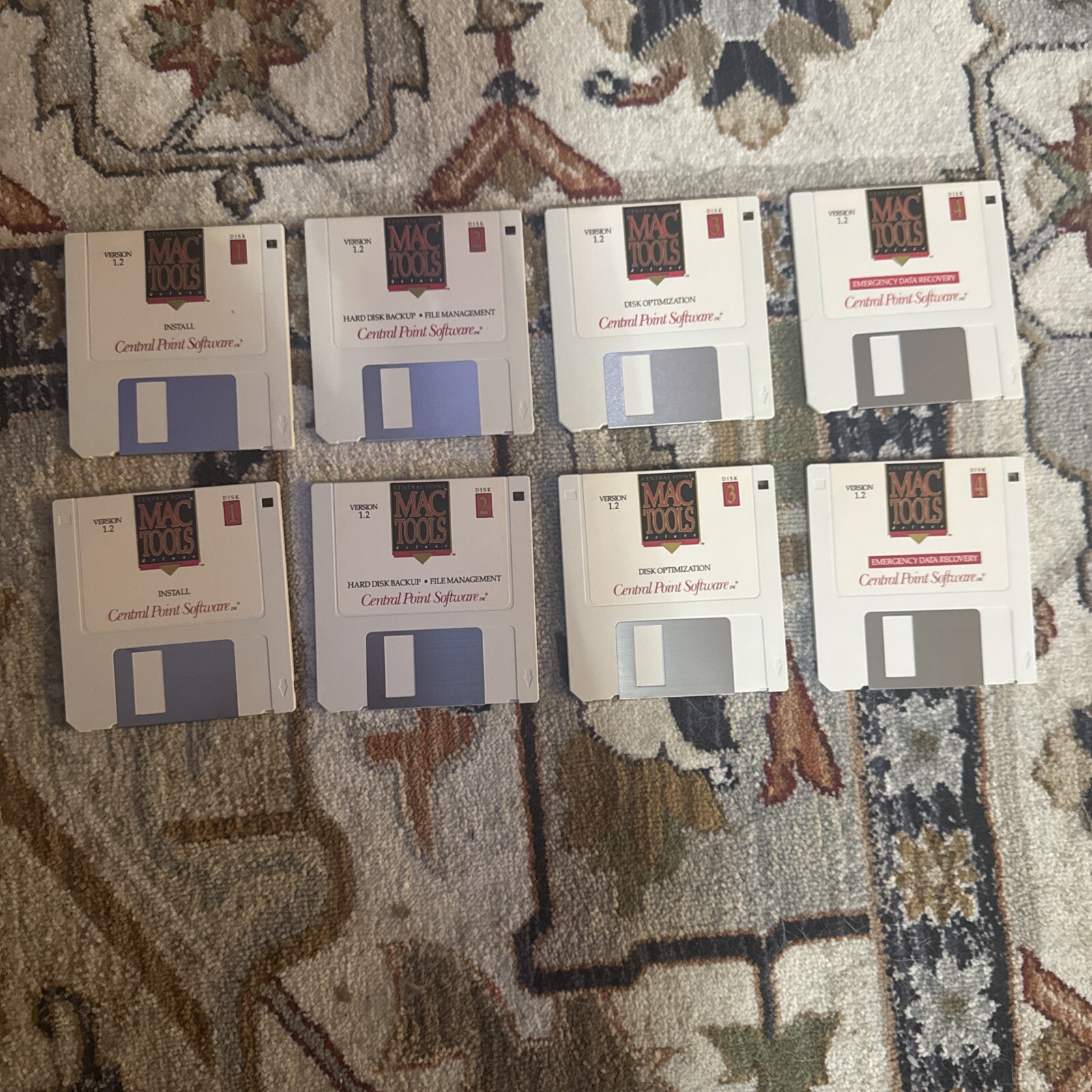 Central Point Software Mac Tools Deluxe 3.5” Floppy Disks Apple Macintosh 1.2