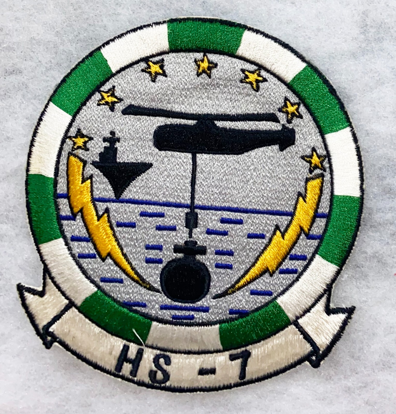 Vietnam Era US Navy HS-7 Japanese Made Squadron Patch