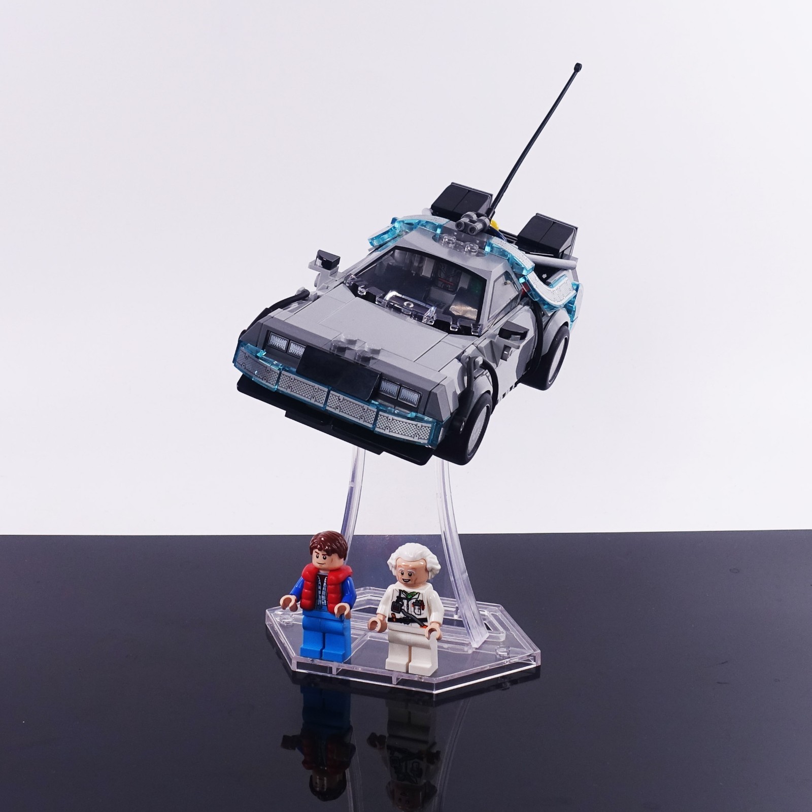 Display Stand for LEGO 77256 Back to The Future time machine, stand only.