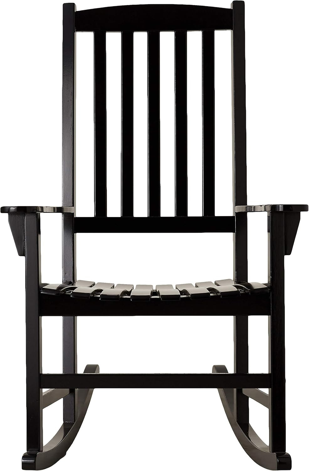 Solid Wood Bentley Porch Rocking Chair, Black
