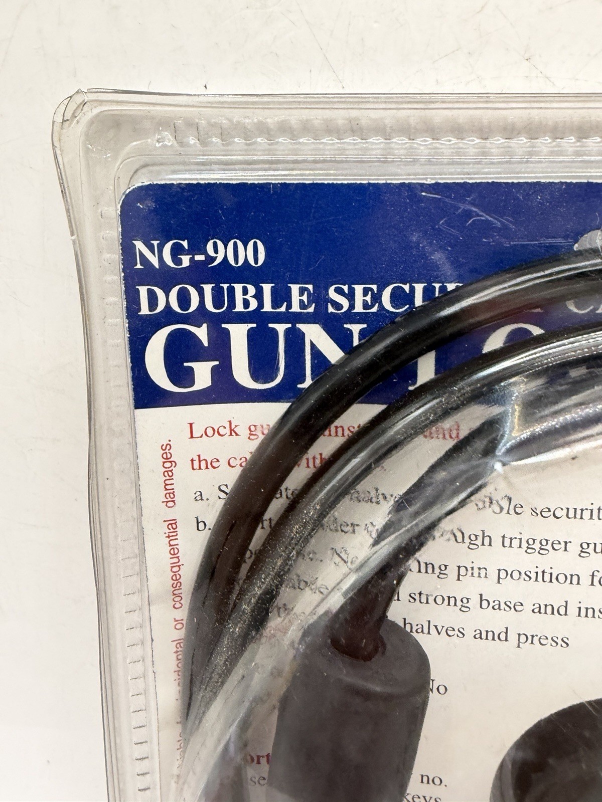 Noble Guard Double Security Cable Gun Lock New In Box Sealed