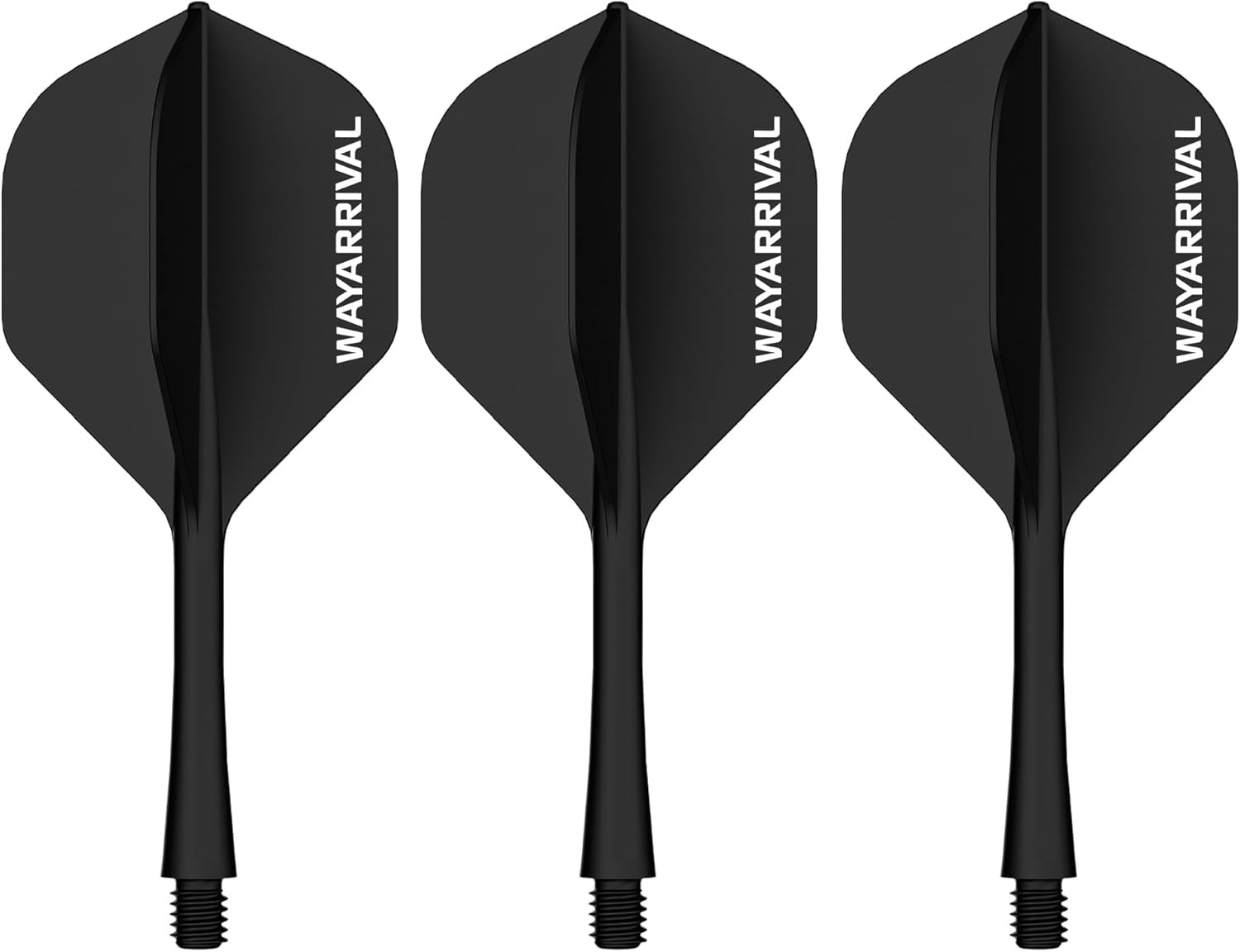 Unbreakable Integrated Dart Flights with Stems, 3 Pack, Universal 2BA Fit