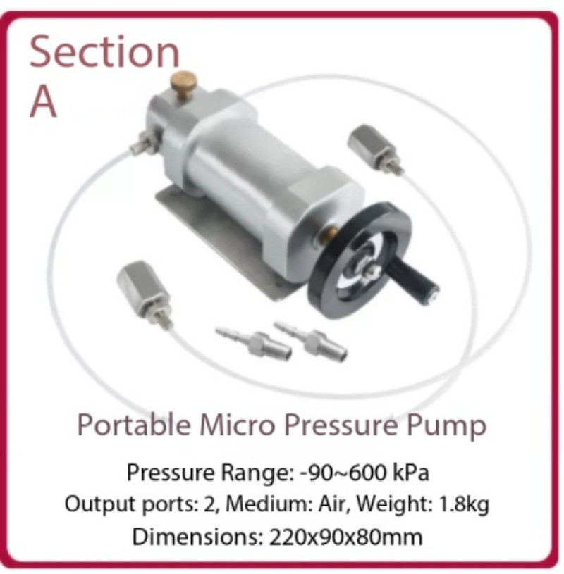 Micropressure Calibration Table Table Hydraulic Pump Liquid Pressure Calibrator
