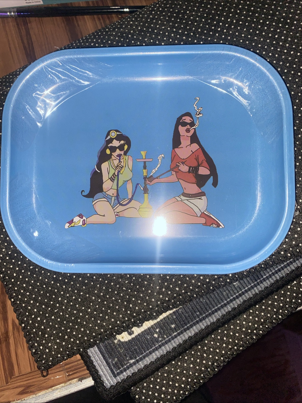 Character Rolling Tray- Blue