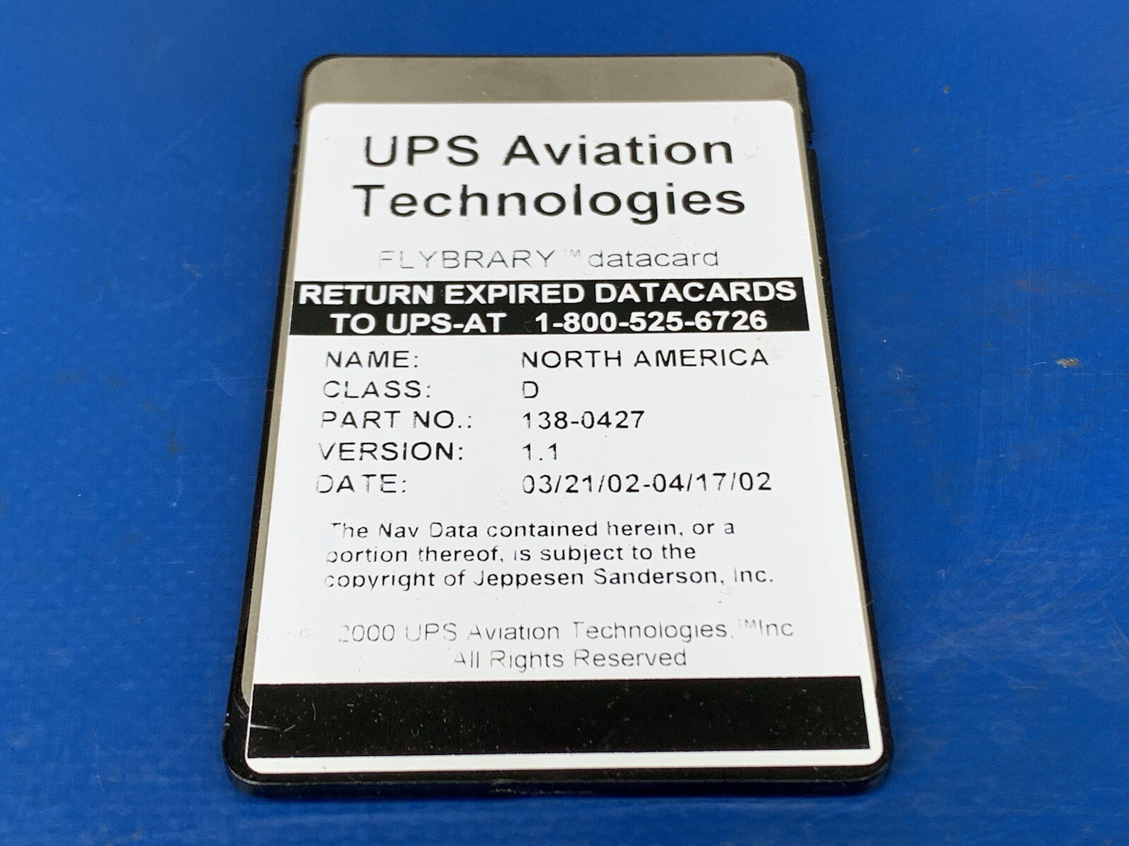 Apollo Morrow II Aircraft GPS NMS 2001 430-6021-001 With Tray And Database Card