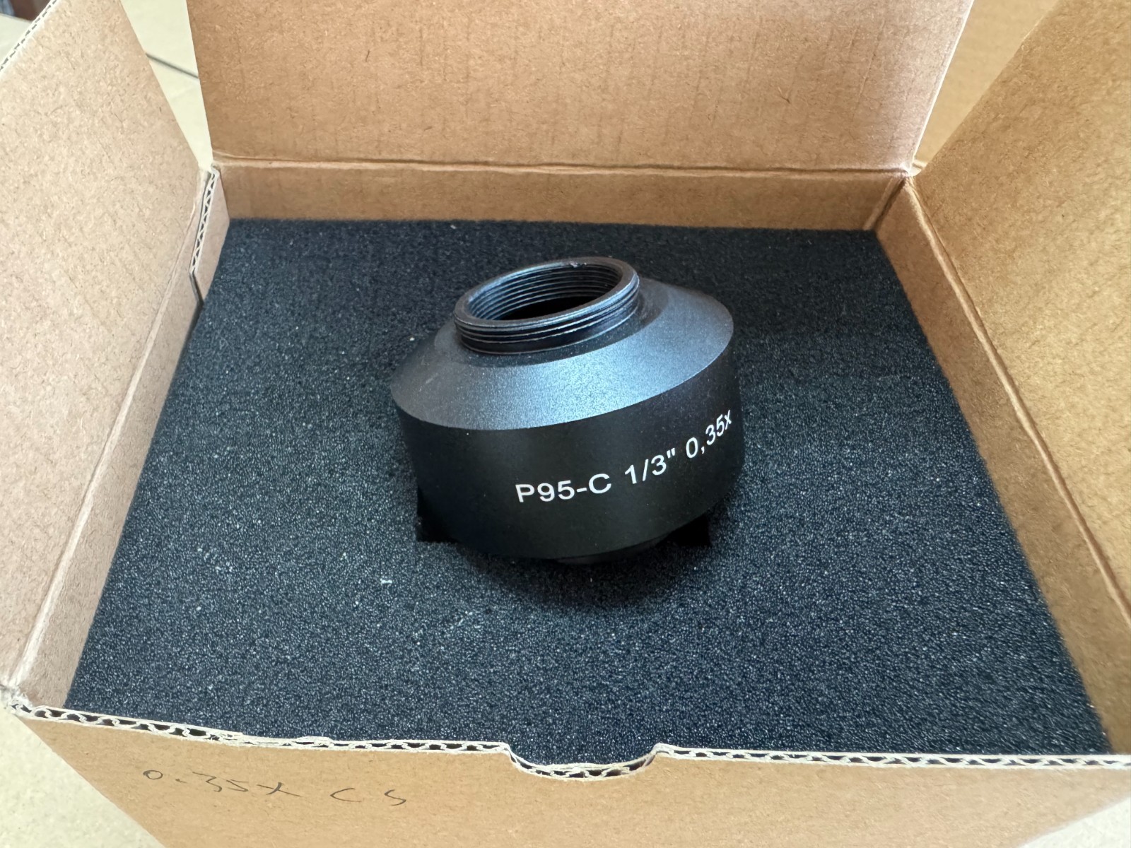 0.35X standard Microscope camera C mount adapter for Zeiss trinocular microscope