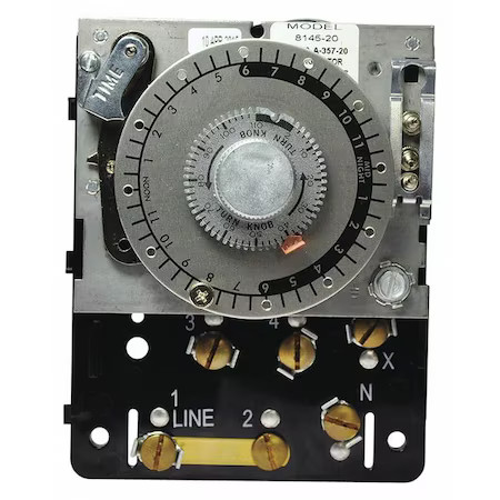 Paragon 8145-20M Defrostcontroltimer, 1No/1Nc, 120-240Vac