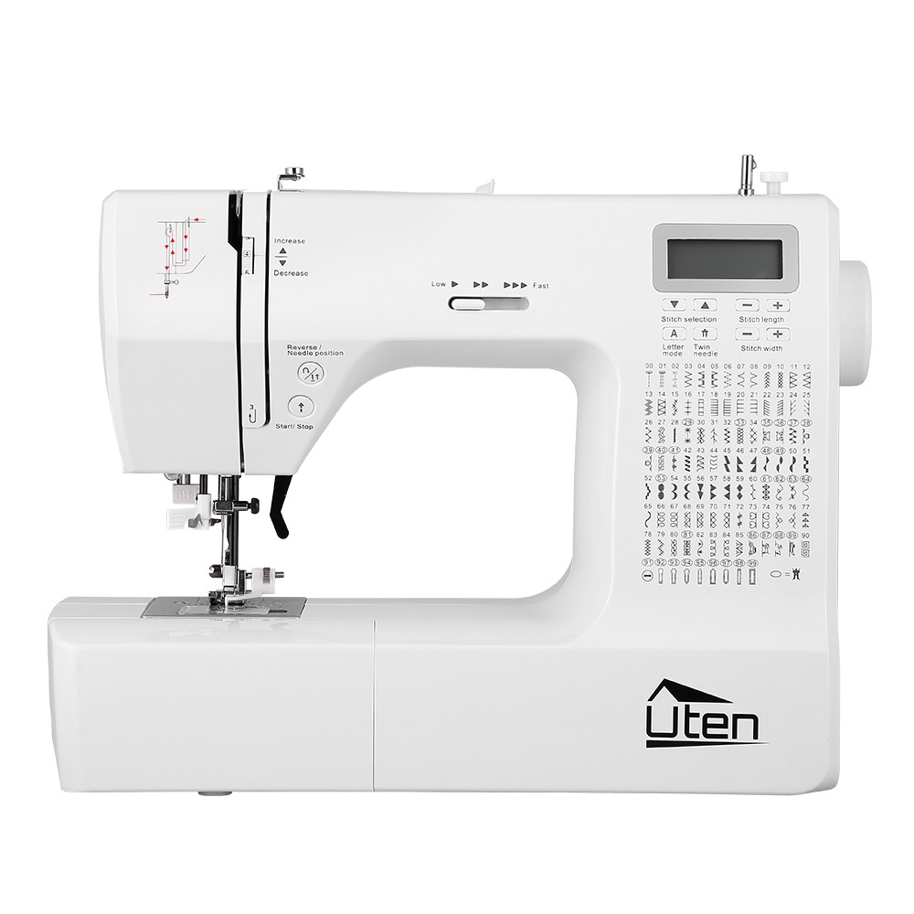 Electronic Sewing Machine Computerized Embroidery Sewing Machine White