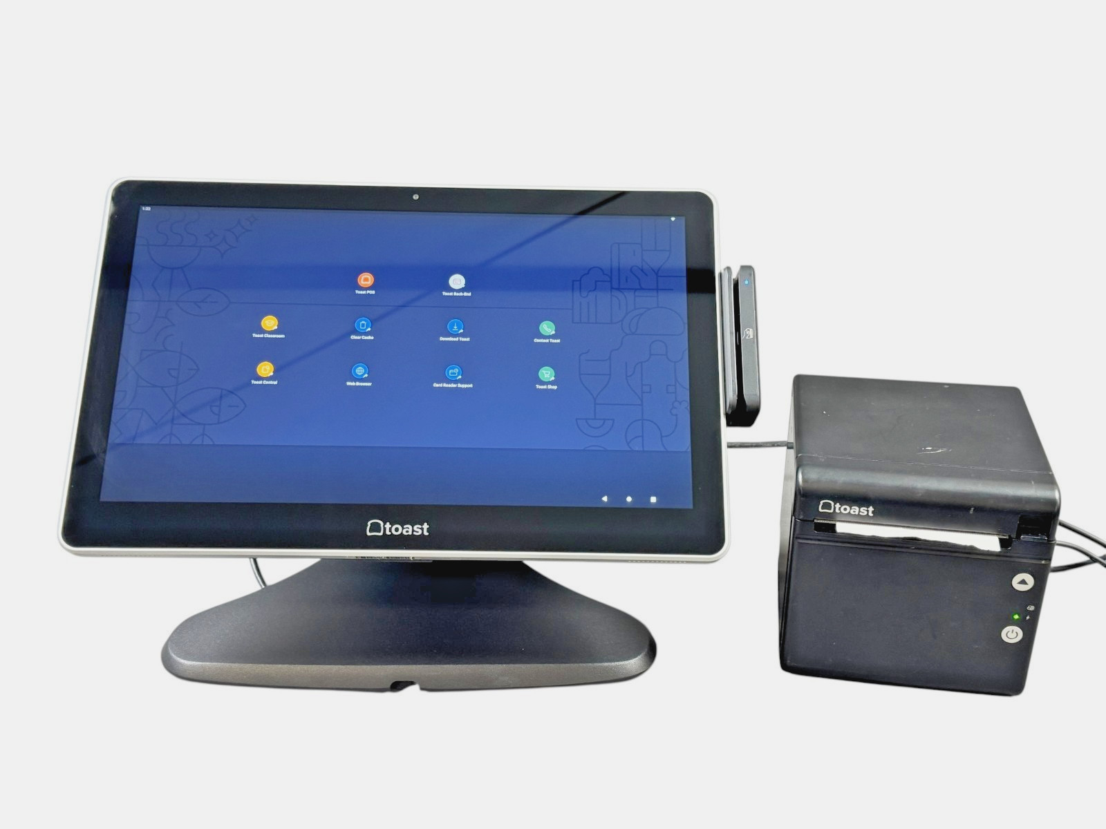 Toast POS System TT200 Touchscreen POS w Guest Screen, Card Reader & Printer