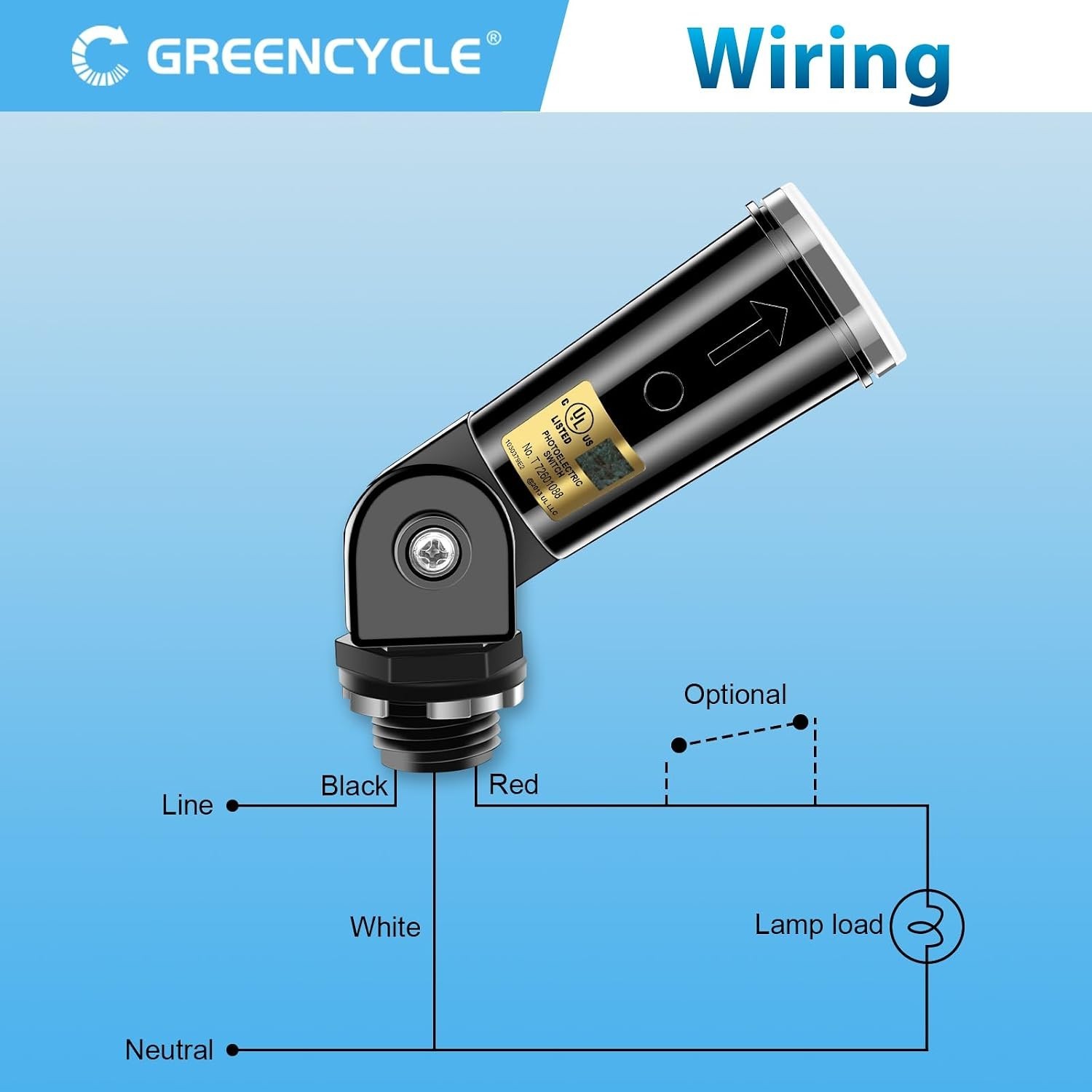 Innovative Automatic On/Off Lighting Control - Dusk to Dawn Sensor Rated