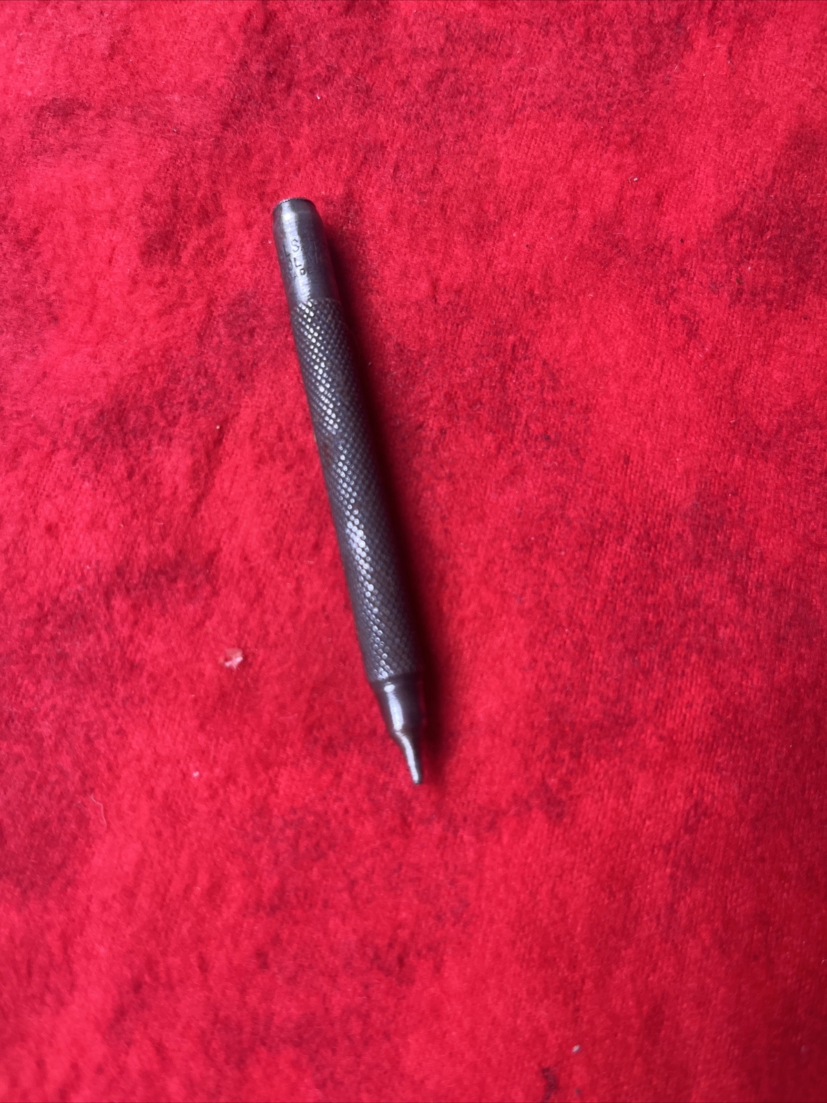 VINTAGE L.S. STARRETT POINT CENTER PUNCH TOOL MACHINIST JEWELER - USA (k3)