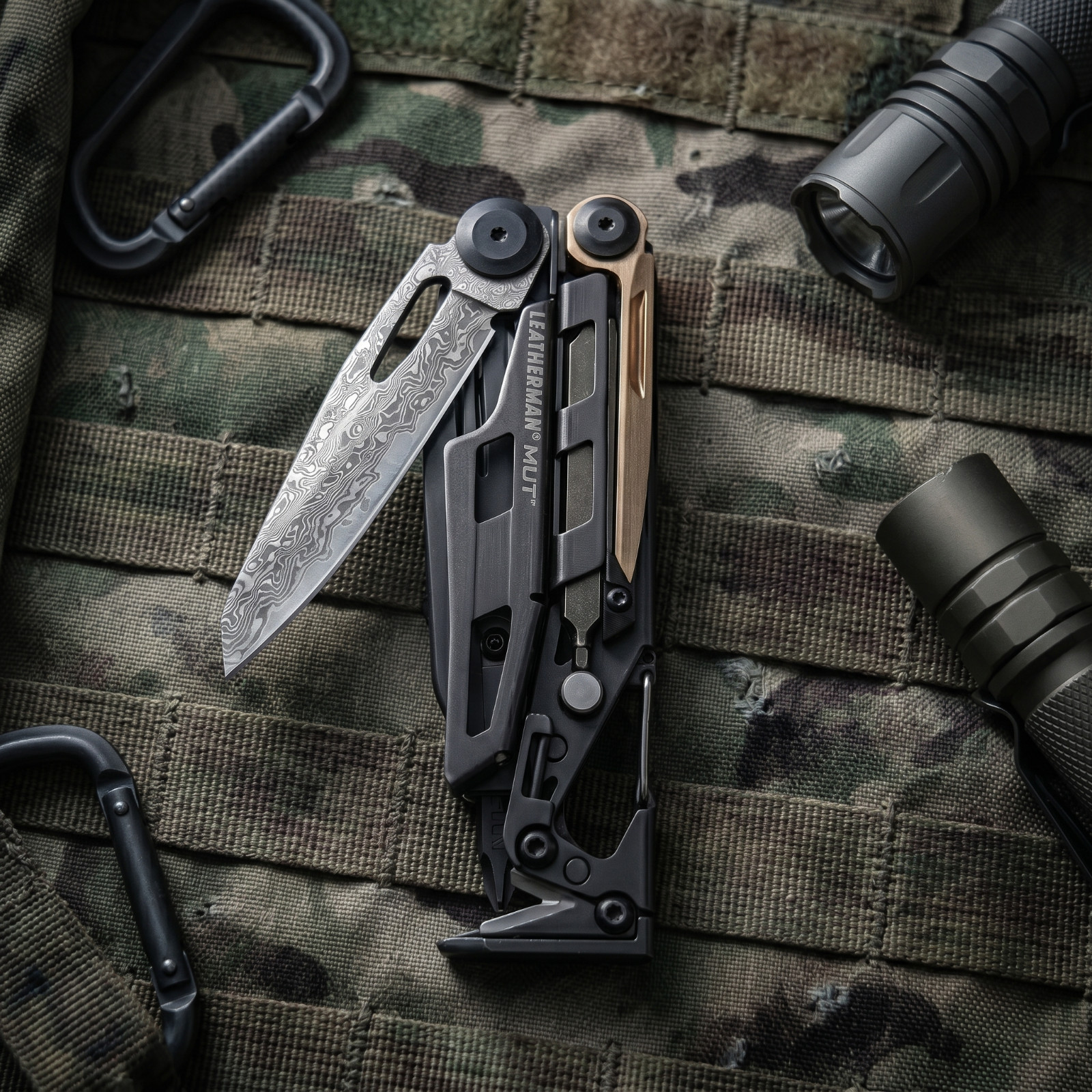 GearNexon Custom VG10 Damascus Blade Upgrade for Leatherman MUT