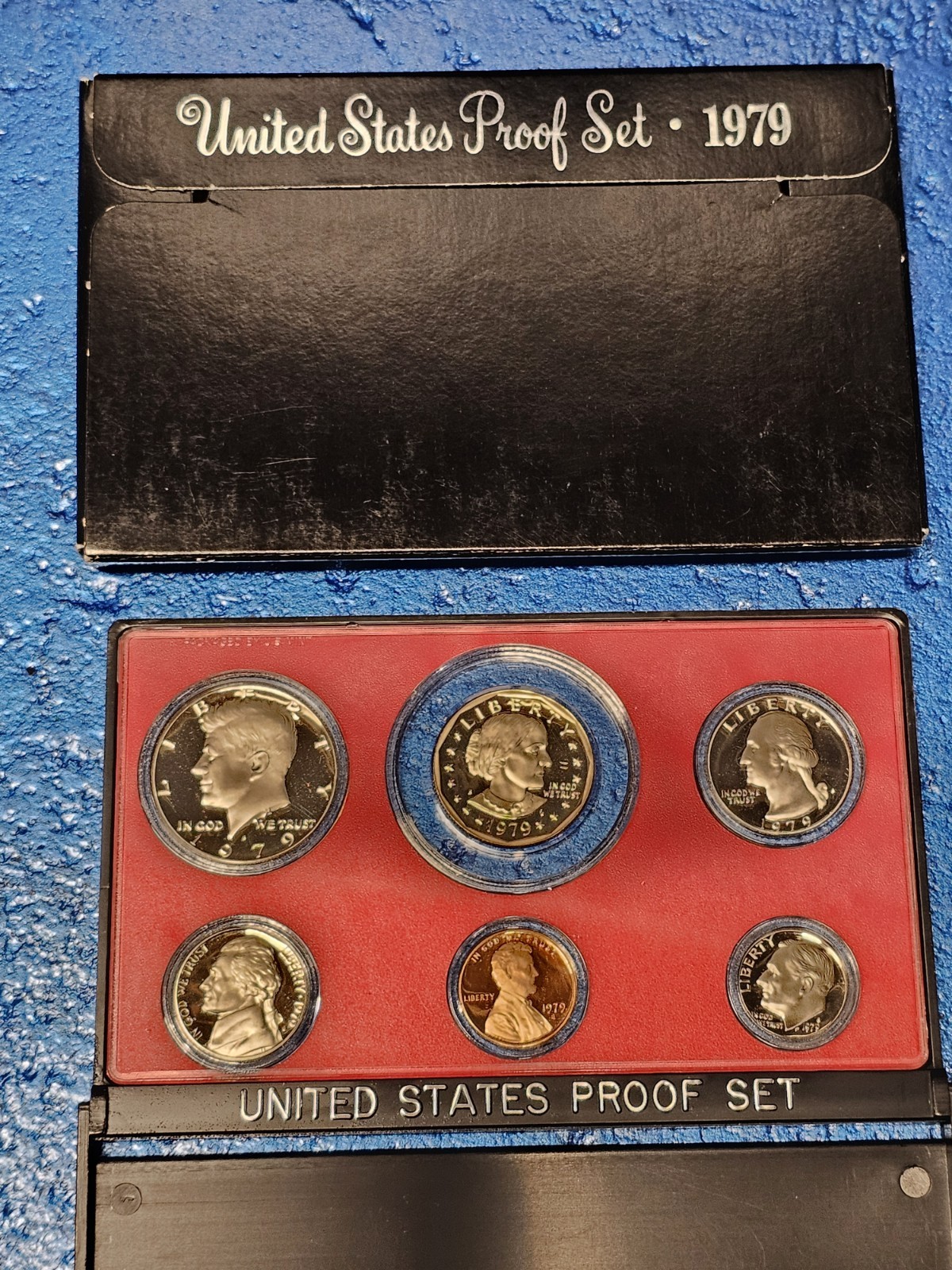 1979 Proof Set, 6 Coin Proof Set, Encased in Original Government Packaging.