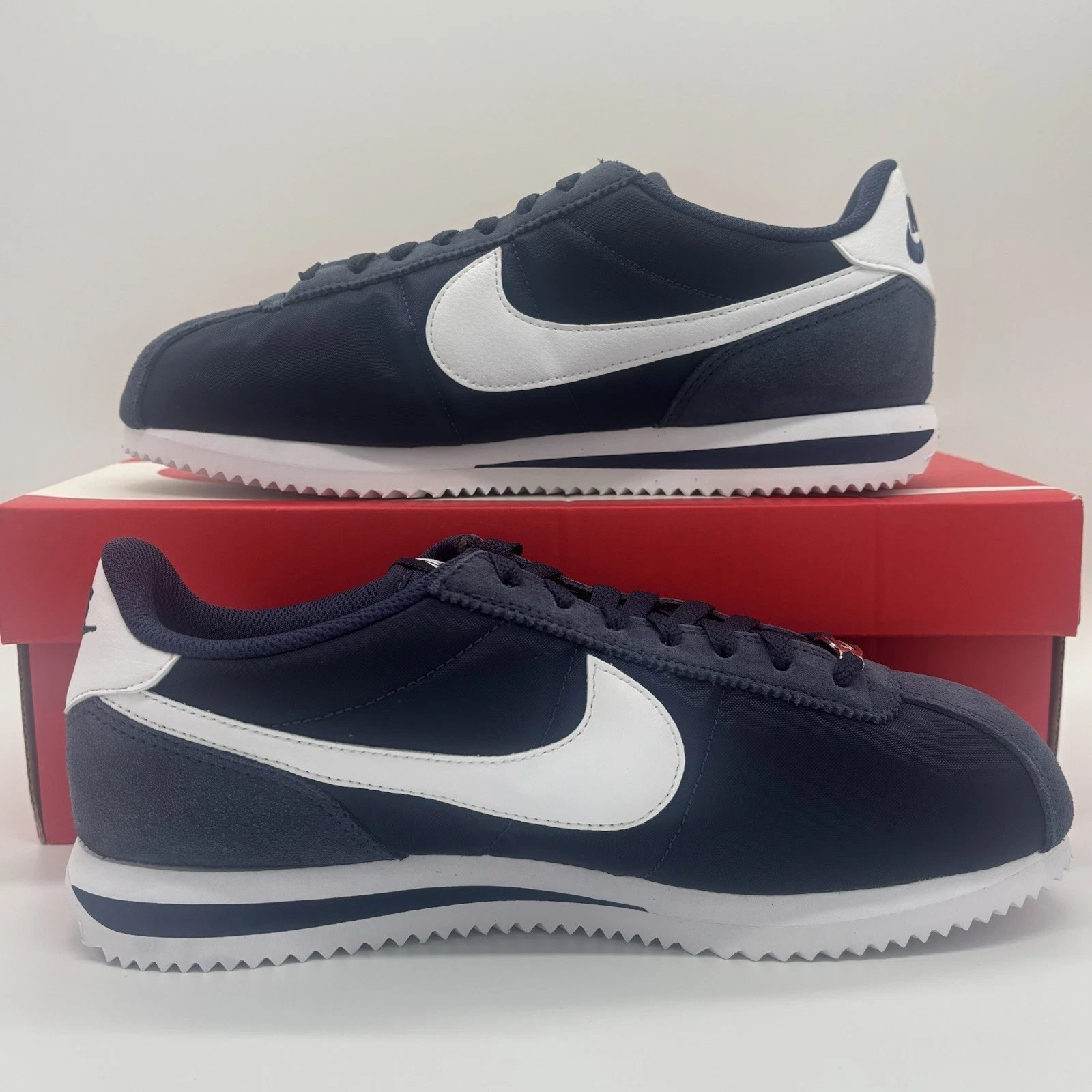 Men's Nike Cortez TXT Sneakers Shoes - Midnight Navy White HF0263-400