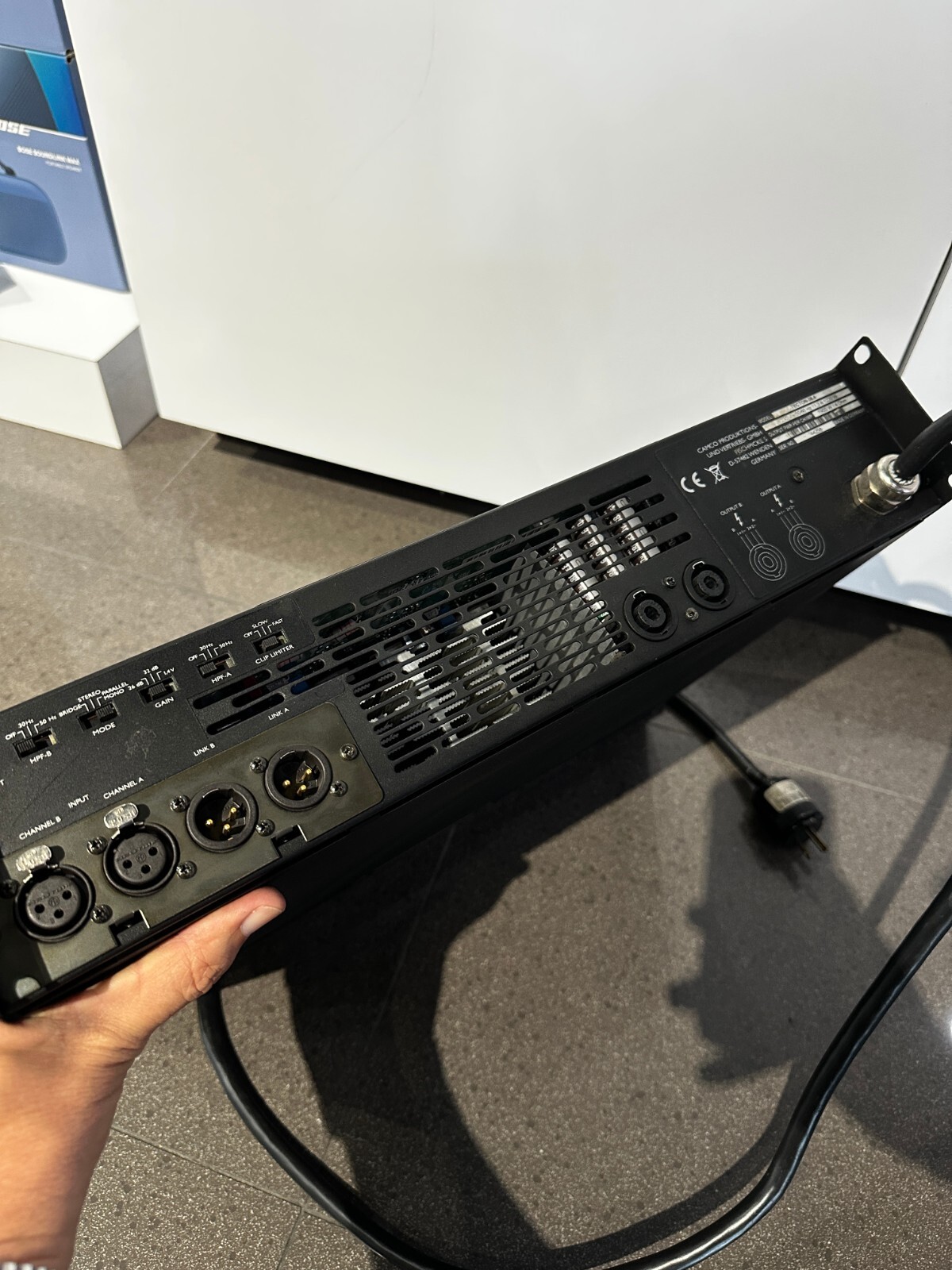 CAMCO TECTON-38.4 Series, Power Amplifier. Made in Germany.