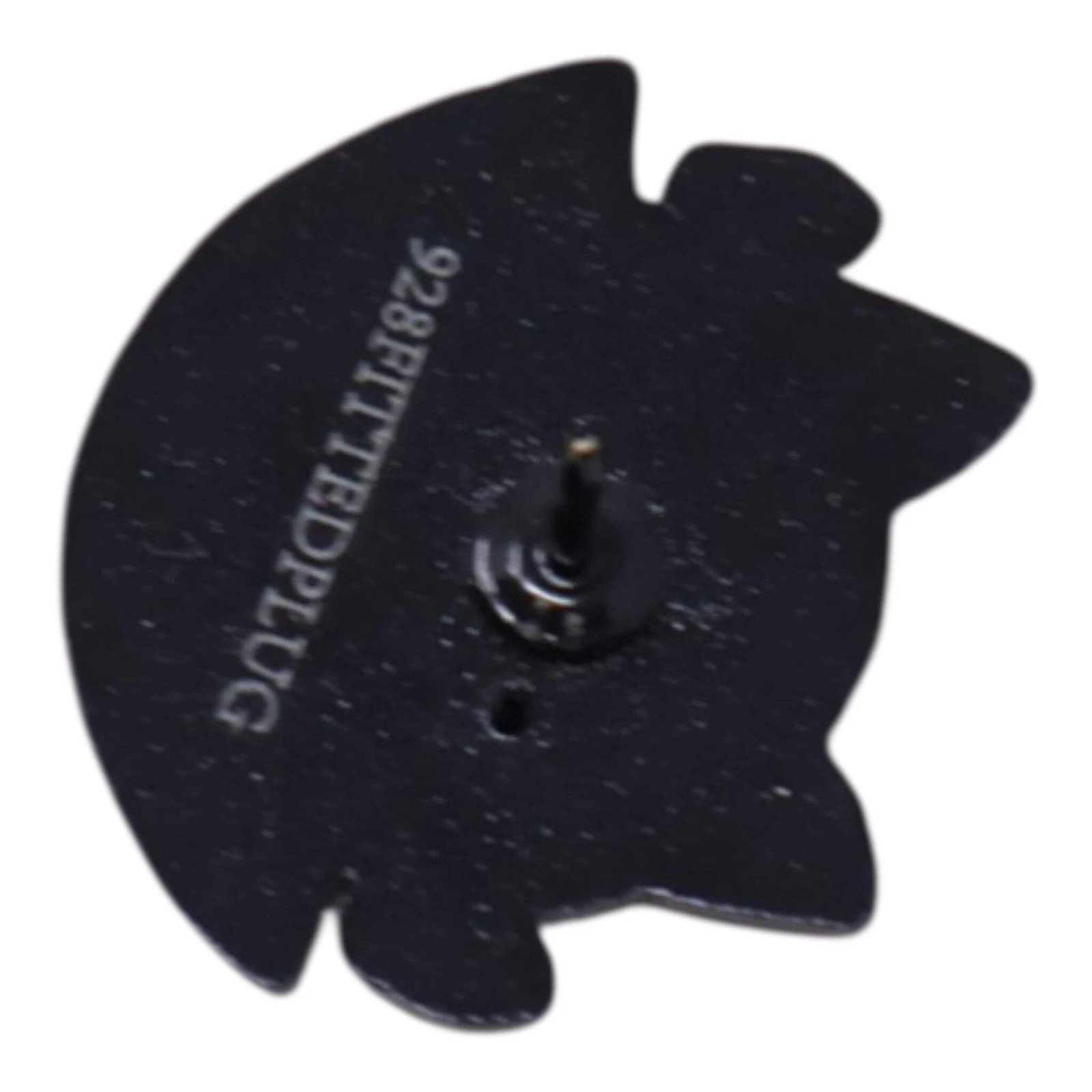 Orange Mask Cat Graphic Pin