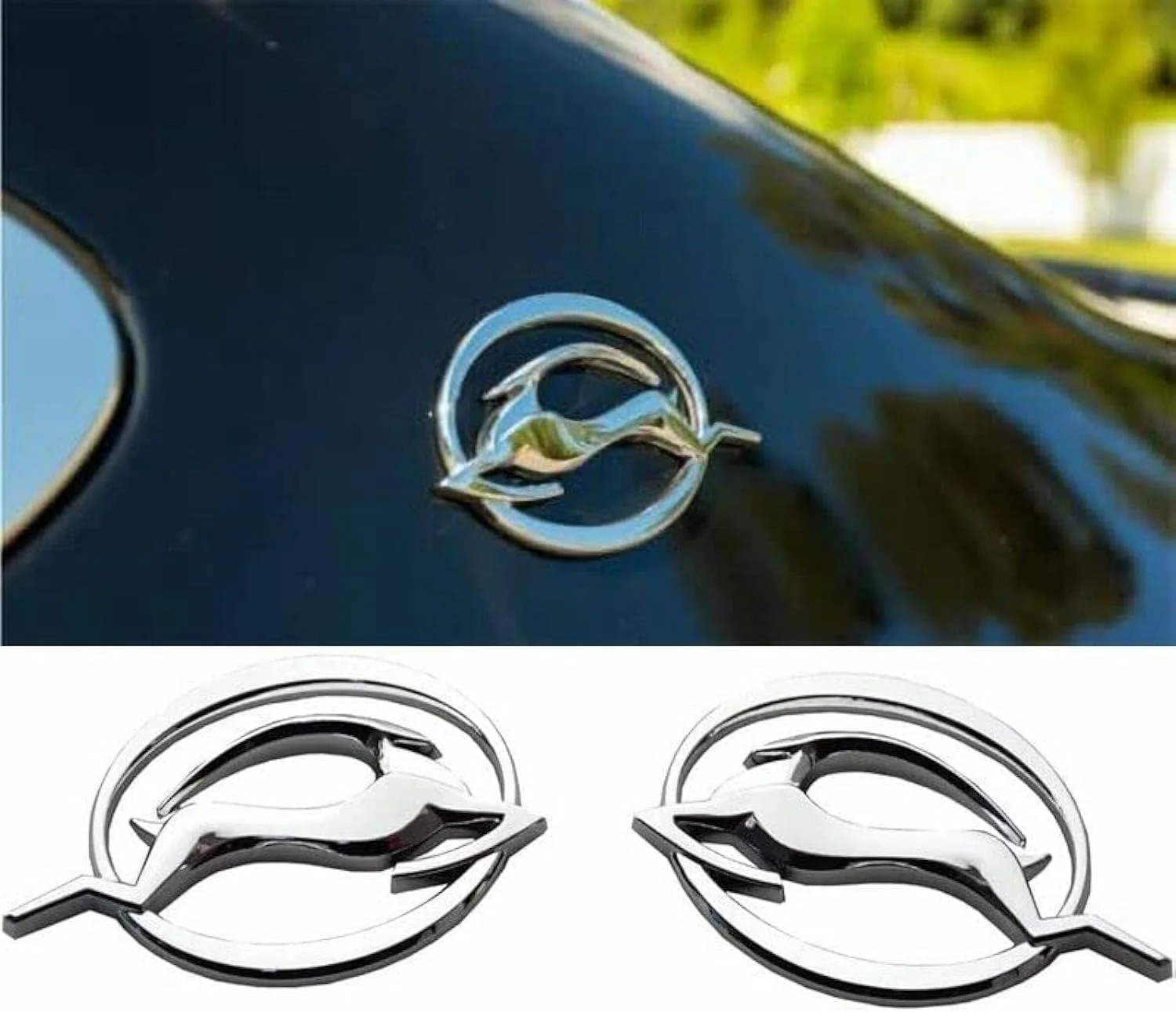 Pair Set Impala Side Pillar Emblem Car Badge Trunk Left and Right 3D Sticker Rep