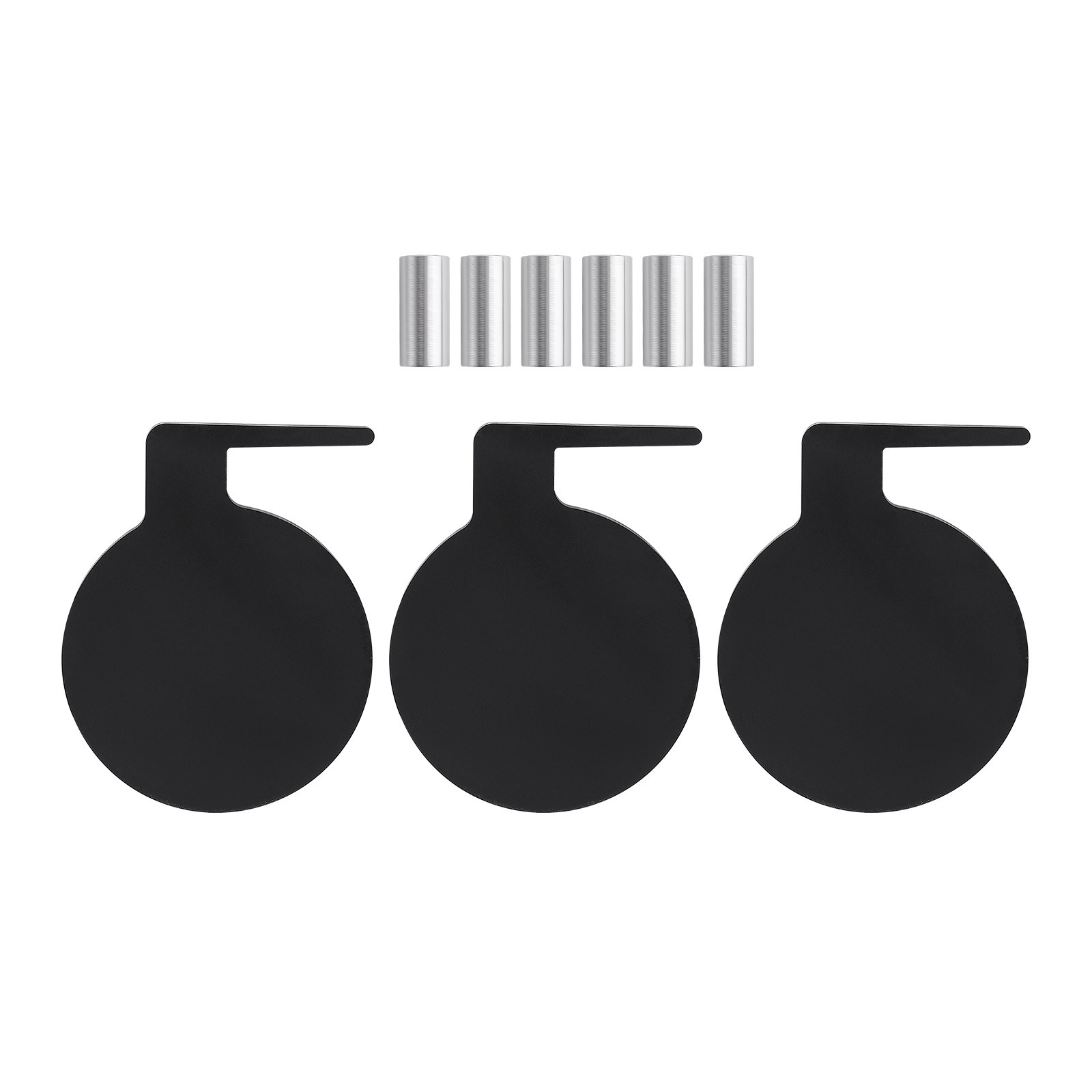 AR500 Target Tree Steel Target Set 6x 6" X 3/8" Assembly Target Dueling Tree