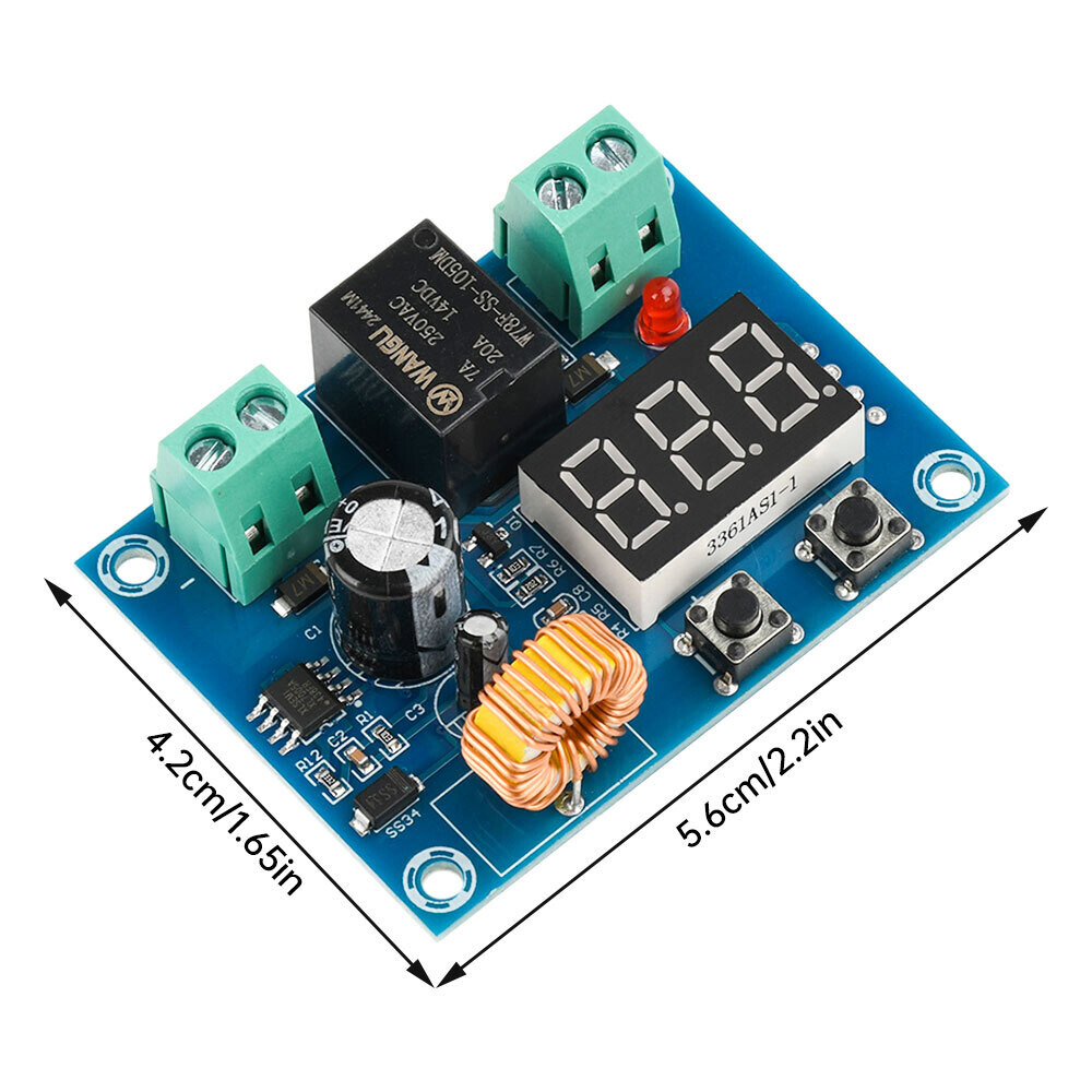 6PCS XH-M609 DC Voltage Protection Module Low Voltage Disconnect Switch Cut off