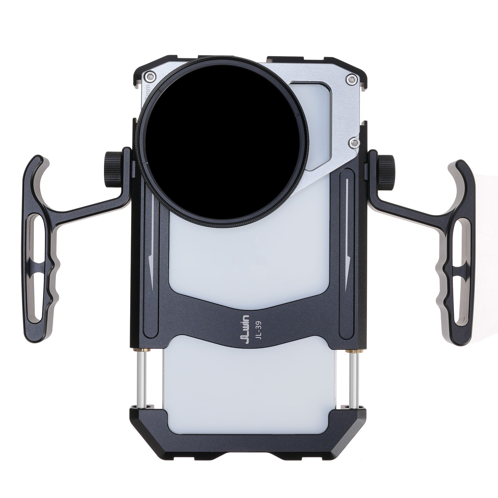 Metal Universal Smartphone Cage Photo Stabilizer w/ Handles & 67mm Filter Thread