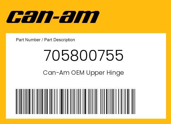 Can-Am Genuine Upper Hinge - 705800755