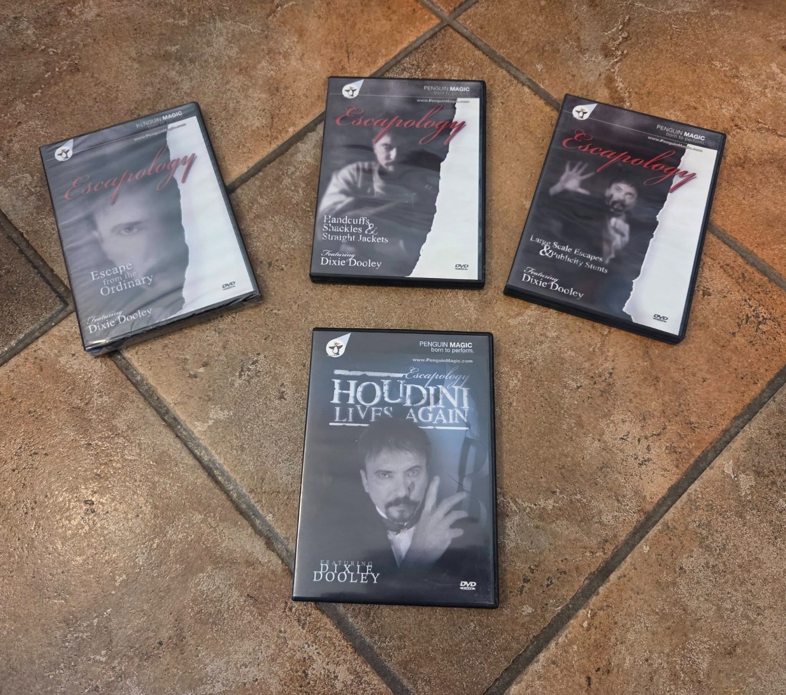 Escapology Dixie Dooley 4 DVD'S Magic Mentalism Tricks