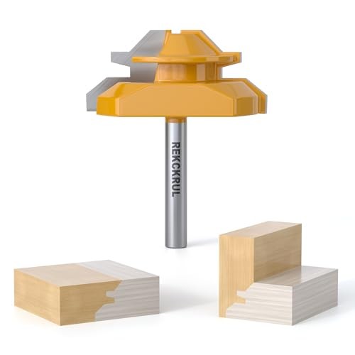 Professional 45 Degree Lock Miter 1/4"shank * 3/4"stock 1/4"shank * 3/4"stock
