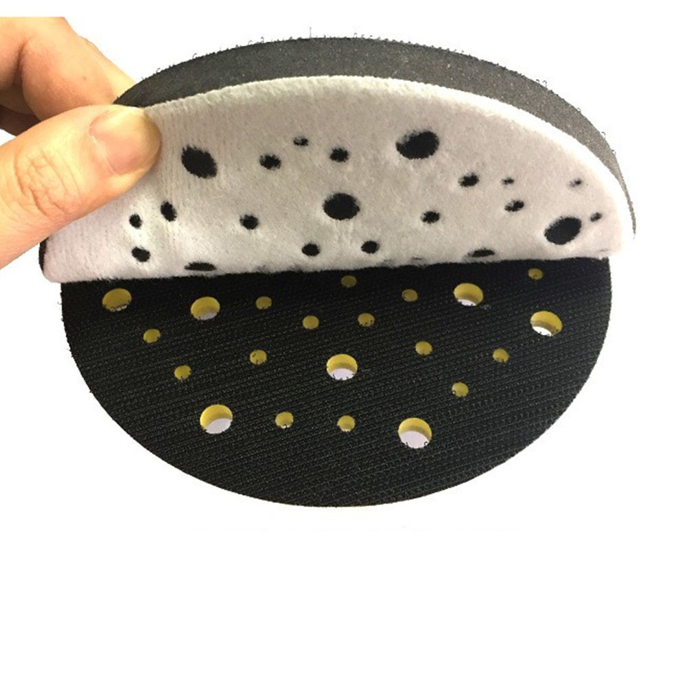 Improved Finishing with 6 Soft Sponge Interface Pad 150mm Diameter 70 Holes