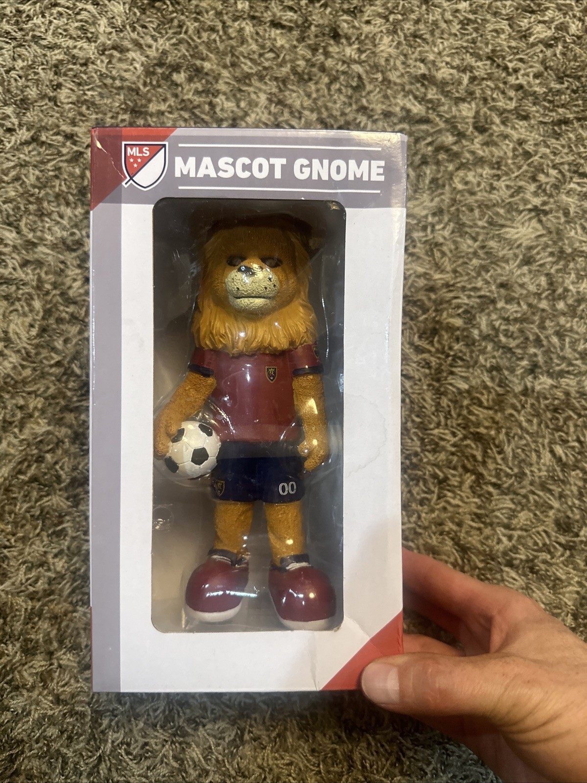 LEO THE LION Real Salt Lake Mascot Gnome MLS Soccer New