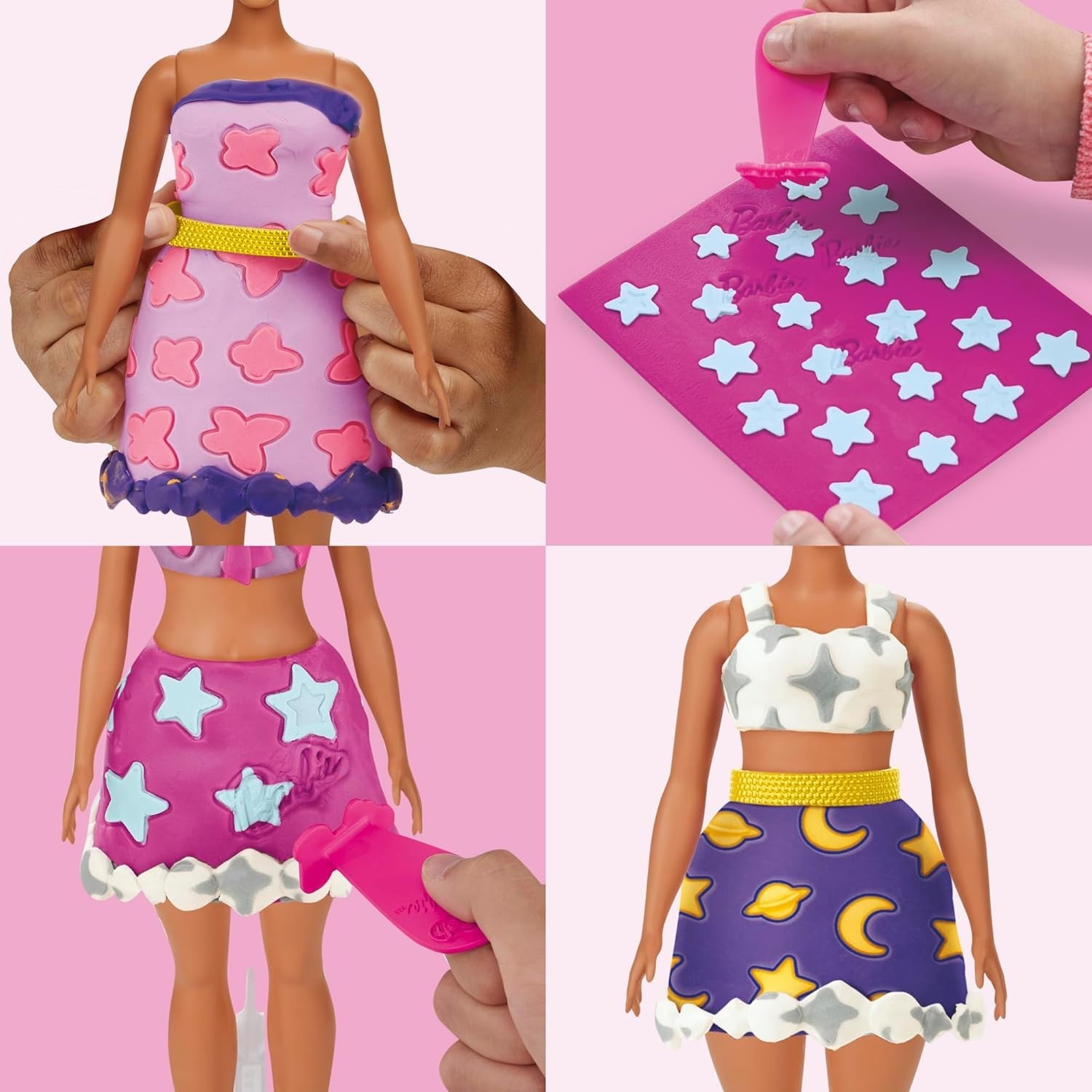 Inspire Creativity with Barbie Sparkles & Gems: 4 Modeling Sheets & Accessories