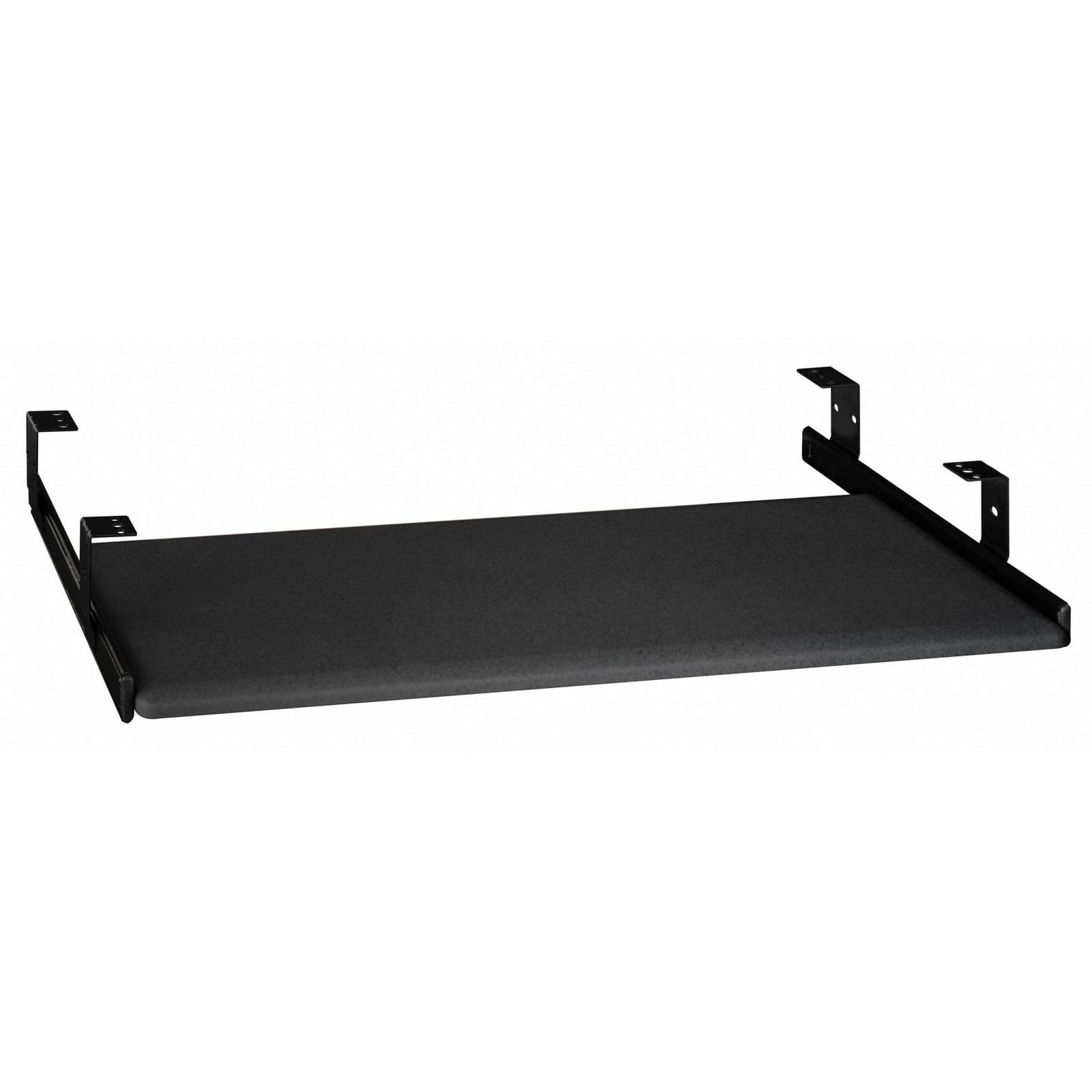 Bush Business Furniture Universal Keyboard Shelf in Black, Desk for Home or P...