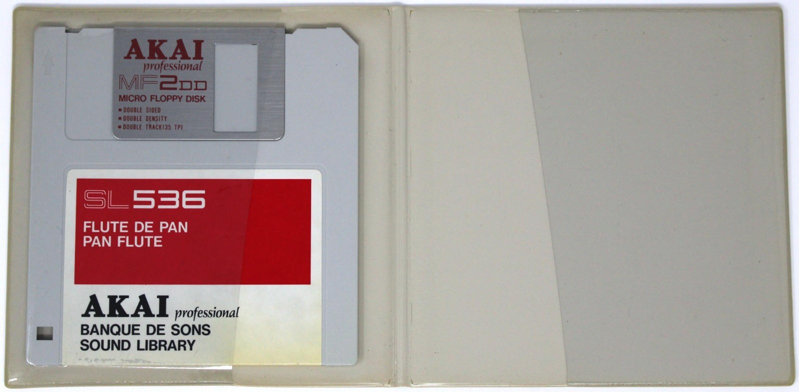 Akai SL536 Pan Flute S900 Format Floppy Disk Banque De Sons