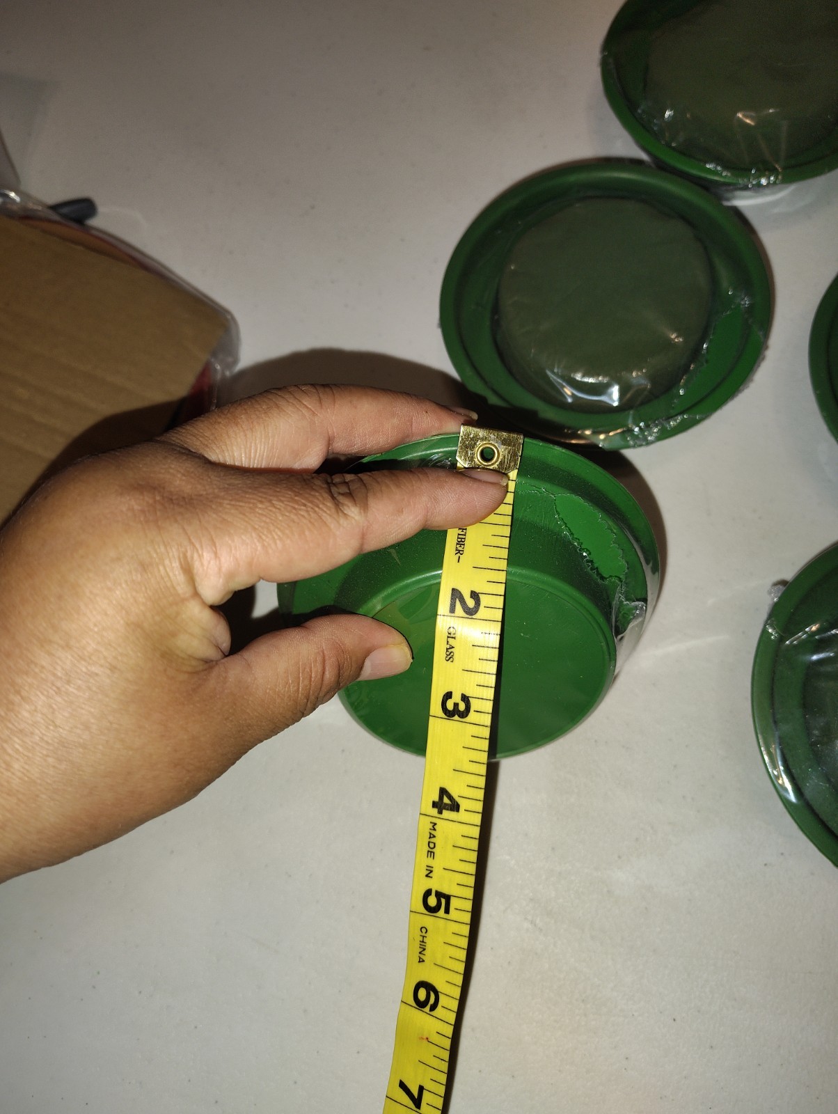 Vase Round Plastic Floral Foam 6pcs
