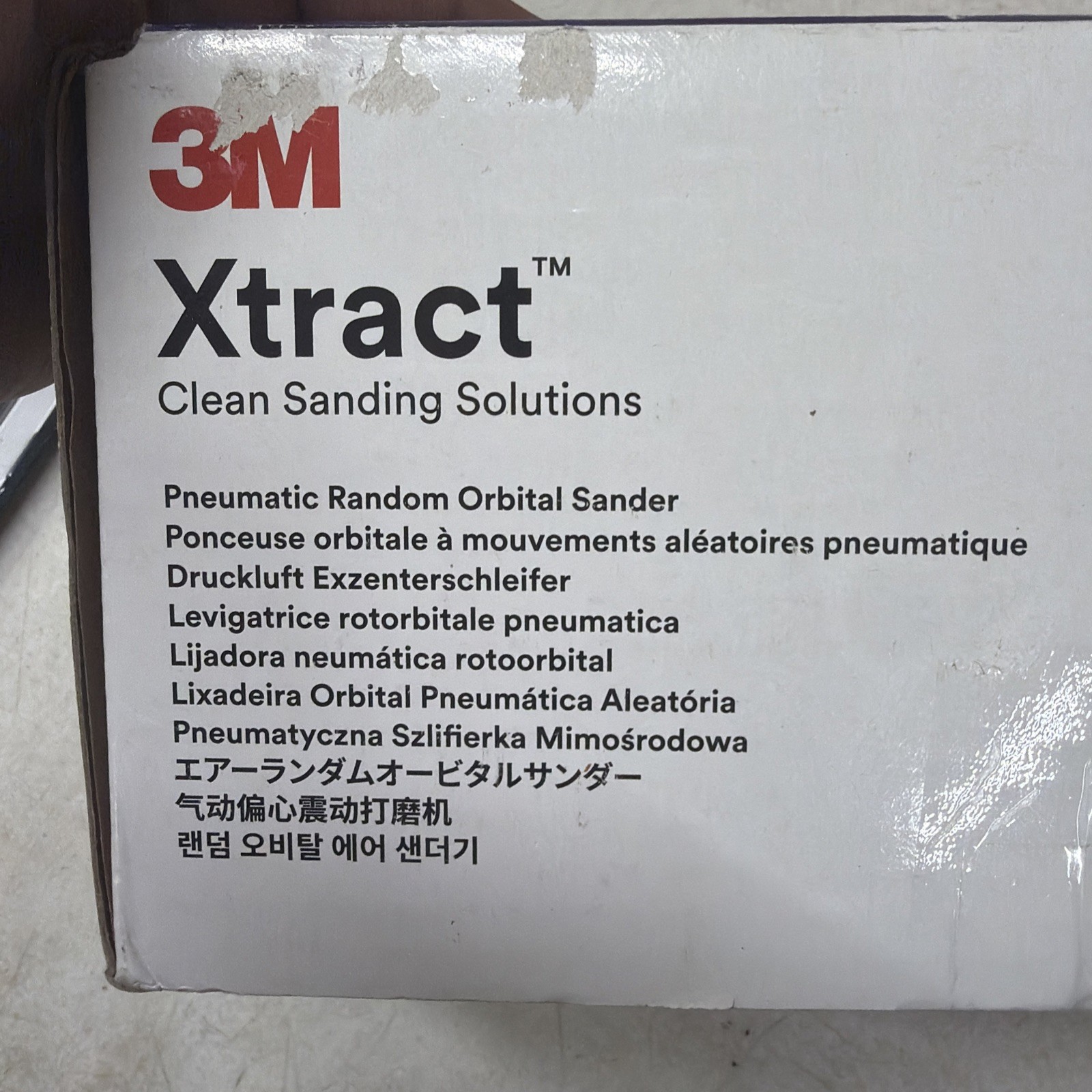 3M Random Orbital Sander, Xtract Pneumatic 88946, 5 in