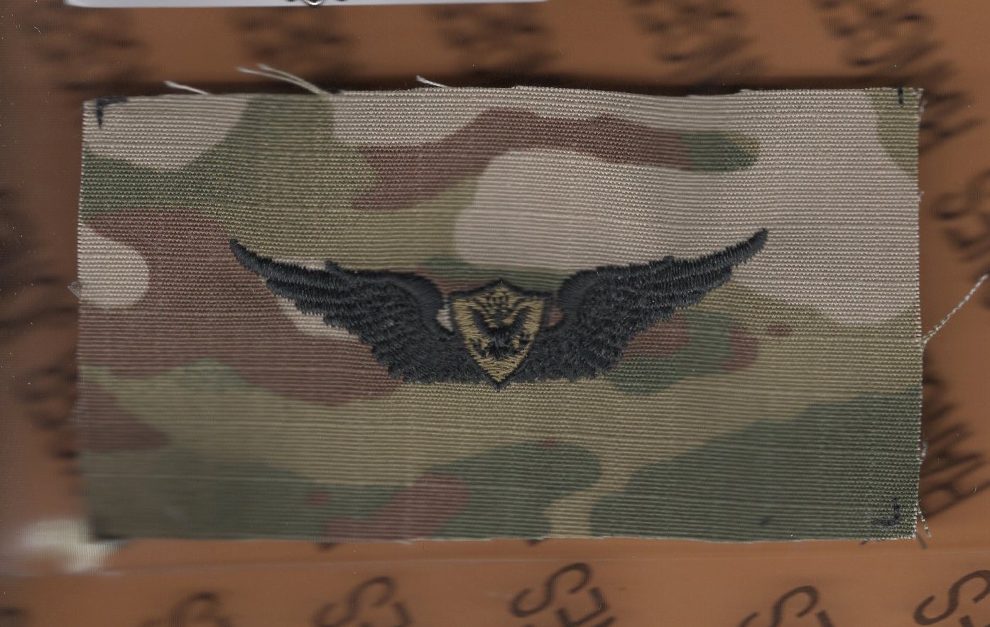 US Army Crewmember Aviation Flight OCP Scorpion badge cloth patch