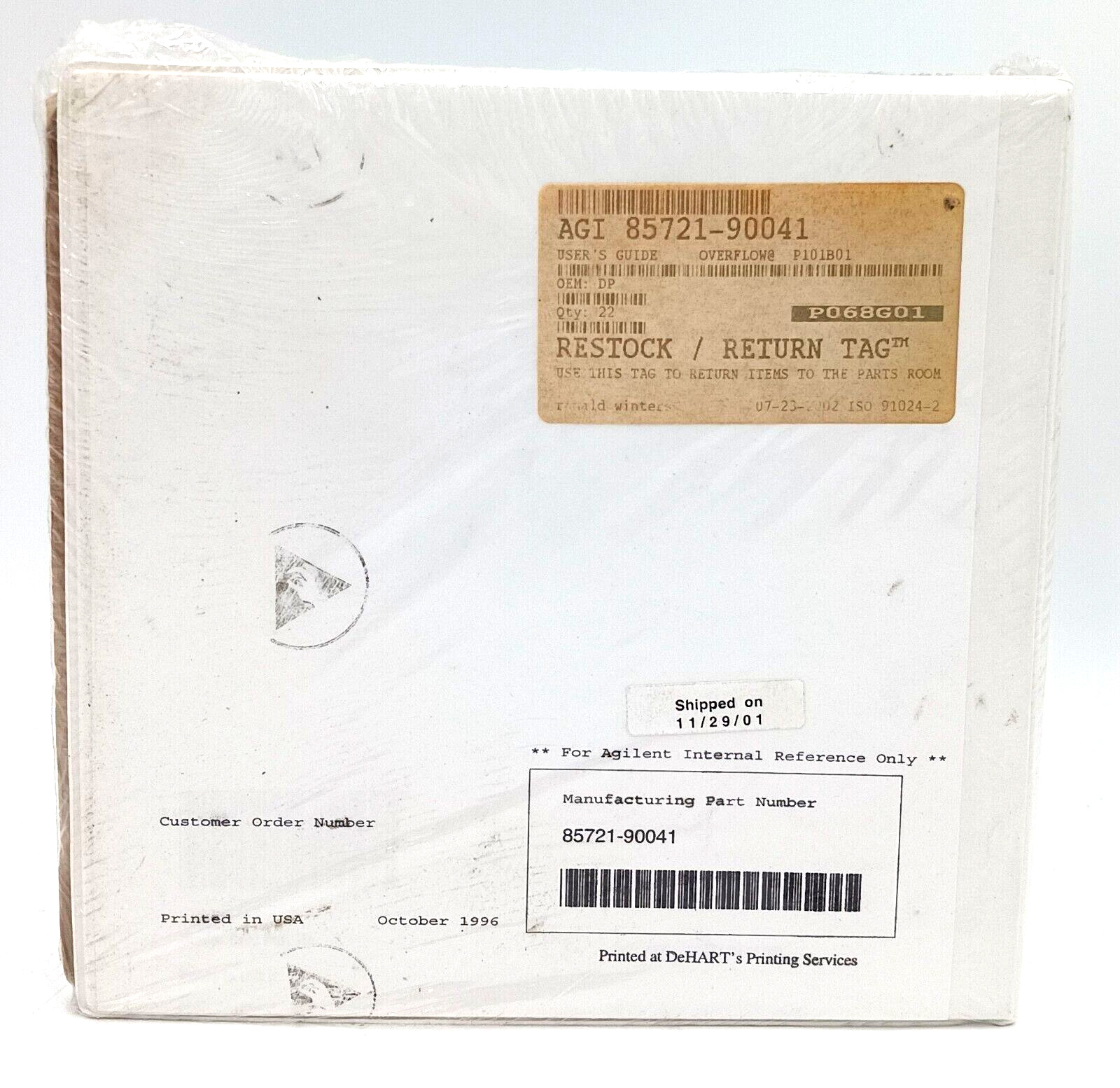 Agilent Technologies 83731B/32B Synthesized Signal Generators Users Guide