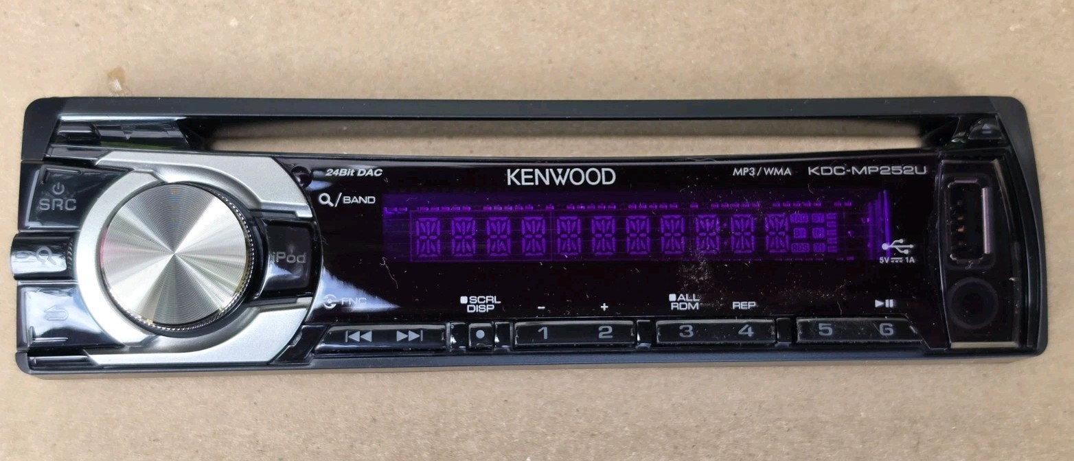 KENWOOD KDC-MP252U REPLACEMENT FACEPLATE