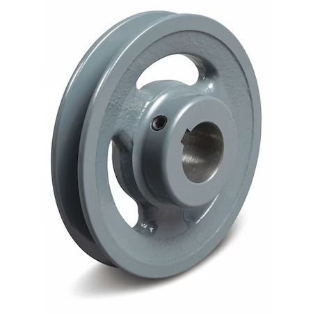 Zoro Select Ak5658 5/8 In Fixed Bore 1 Groove V-Belt Pulley 5.45 In Od, Ak5658