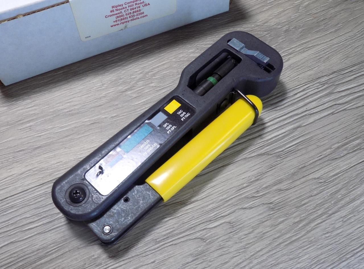 Ripley 36175 CAT-SNS/US Coax Cable Connector Compression Tool