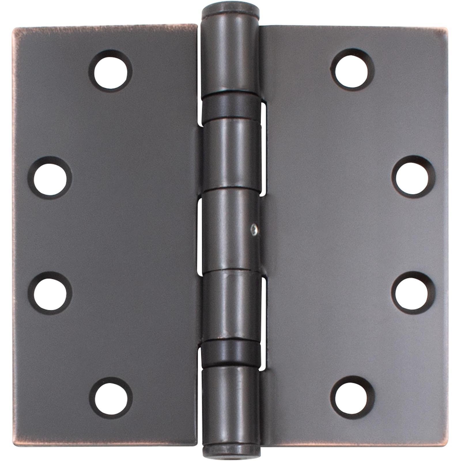 Commercial Grade Ball Bearing Hinge, Non-Removable Pin, 4-1/2 Inches, Square Cor