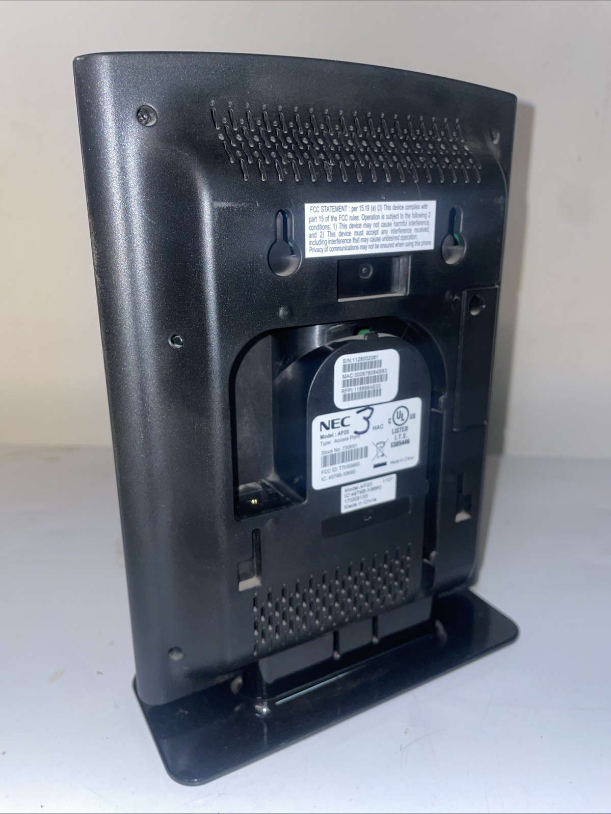 NEC AP20 IP DECT Access Point Model 730651 – PoE Tested Working