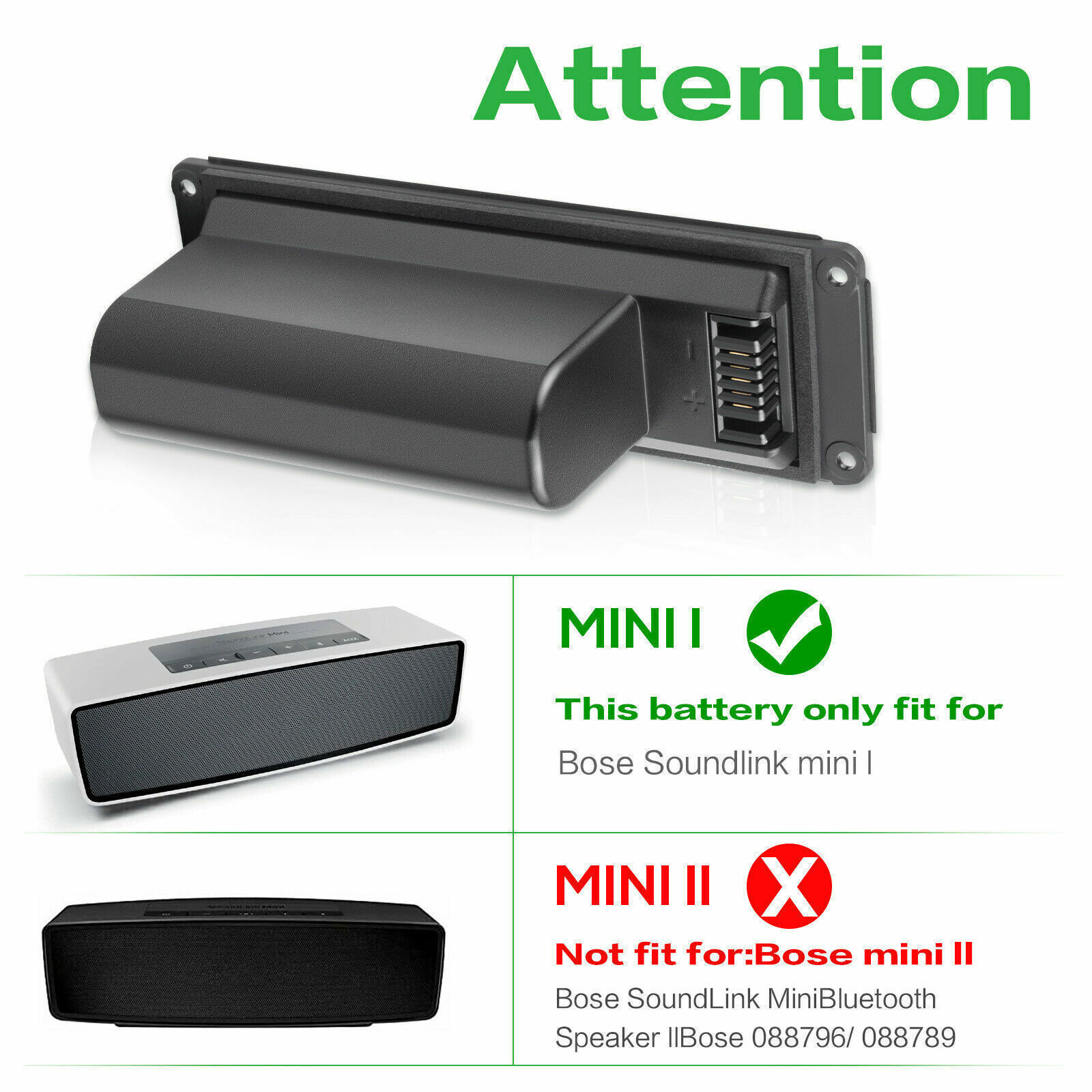 061384 061386 063287 063404 061385 Replace Battery for Bose Soundlink Mini 1 22W