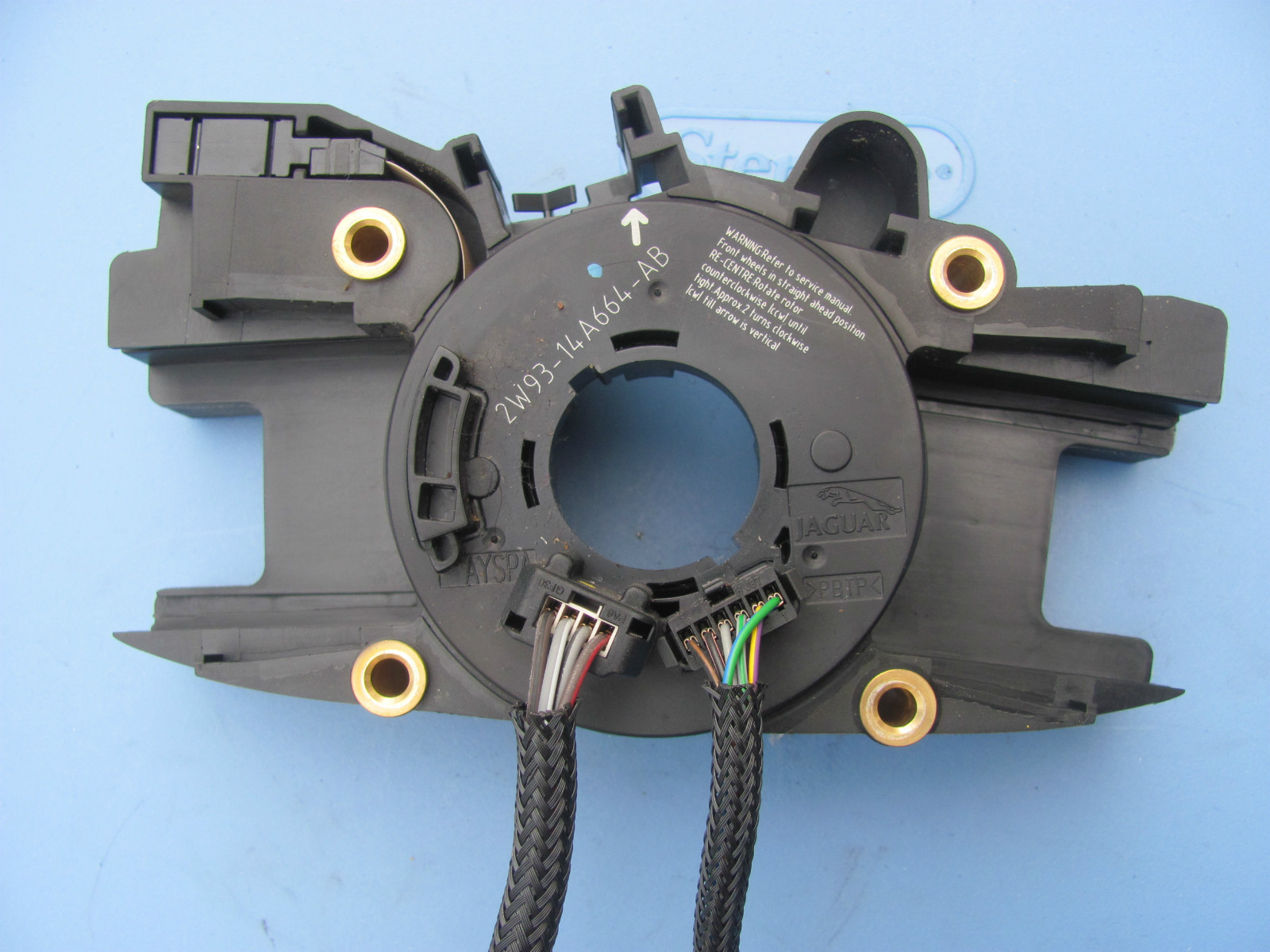 JAGUAR S-TYPE CLOCK SPRING 2W9314A664AB 2003 2004 2005 2006 2007 2008