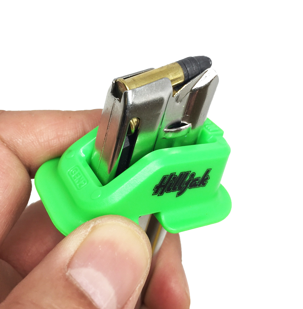 Ruger SR22 Magazine Loader, Hilljak Gen 2 Quickie Loader LRM - Neon Green
