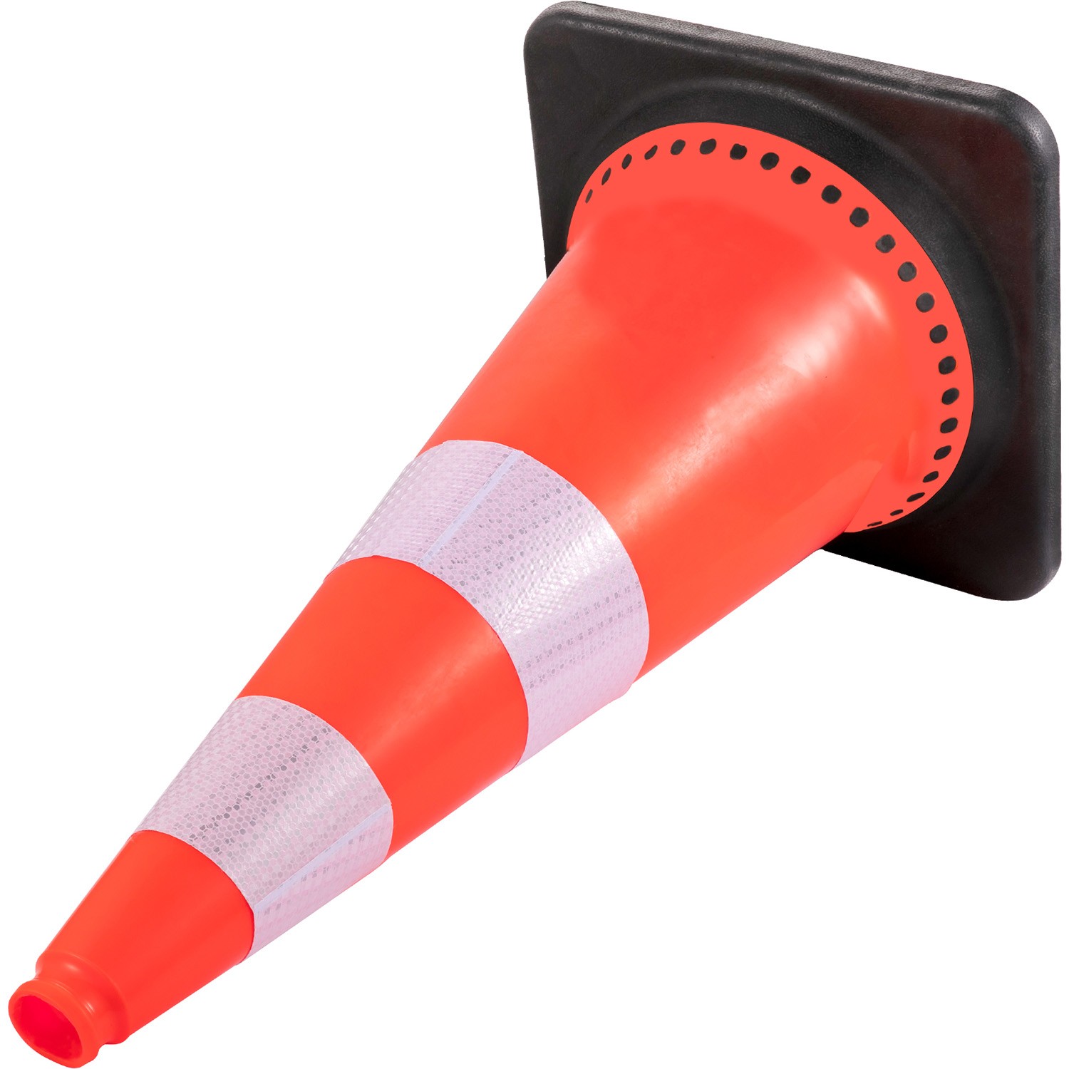 Uimoso 8PCS Safety Cones Traffic Cones 30" Orange Reflective Collars Road Cones