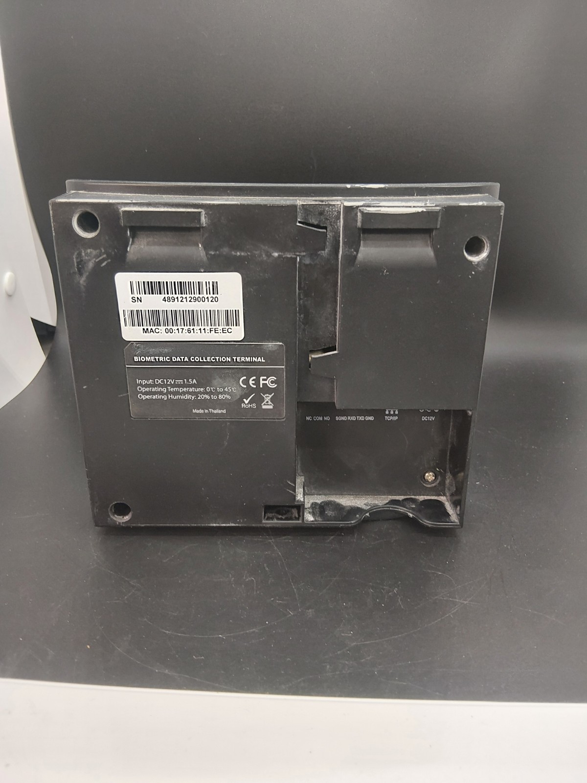 zkteco us10c paycor biometric timeclock AS IS (not sure on setup)