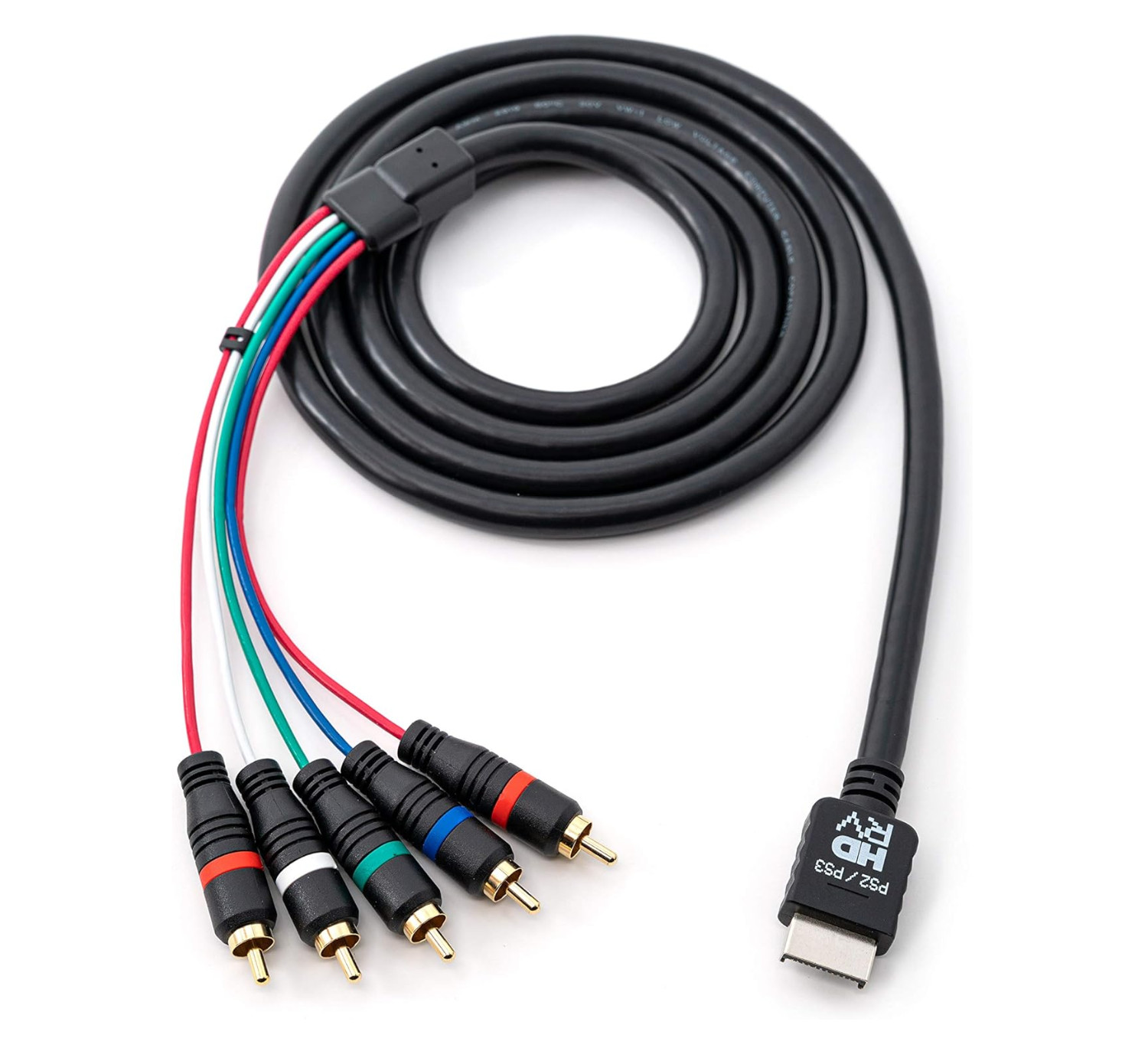 HD Retrovision Premium YPbPr Component Video Cable for PlayStation 2/3 (PS2/PS3)
